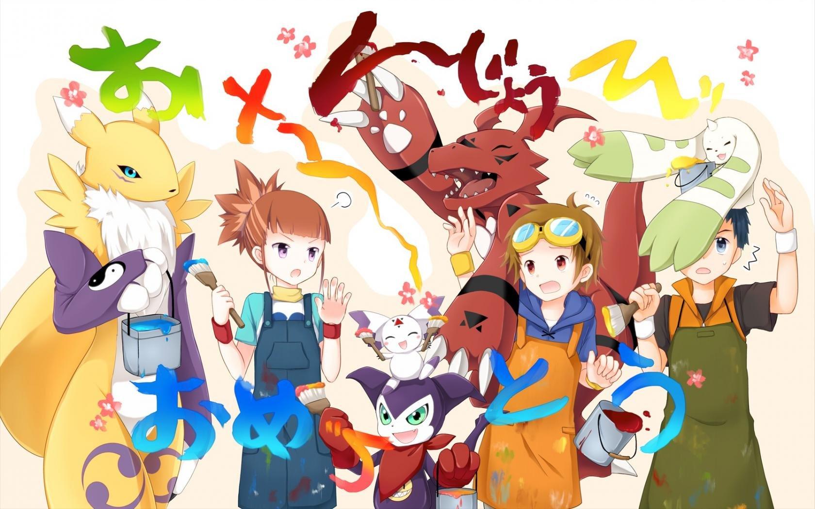 1680x1050 Digimon wallpaper HD for desktop background