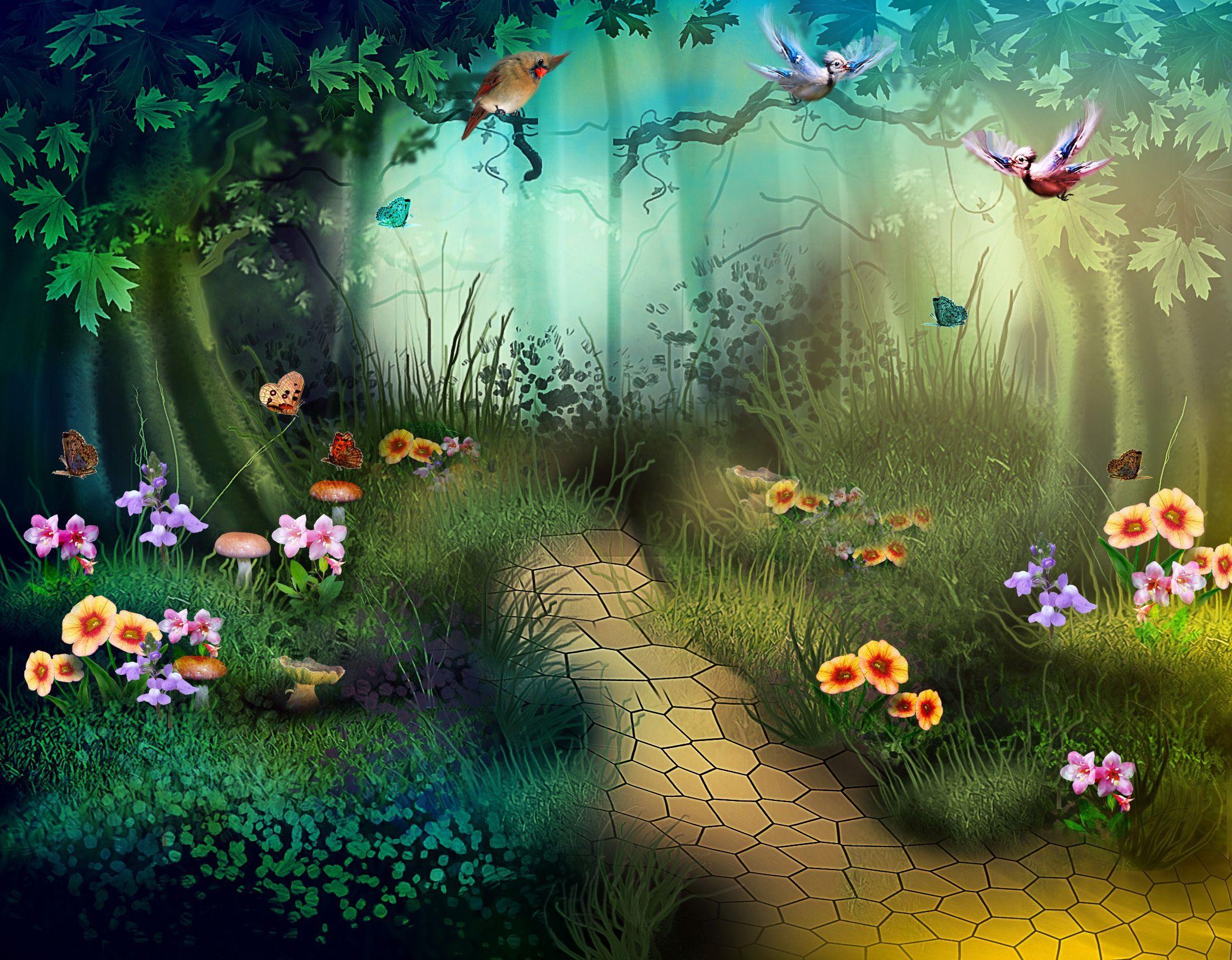 Cartoon Forest Desktop Wallpapers - Top Free Cartoon Forest Desktop