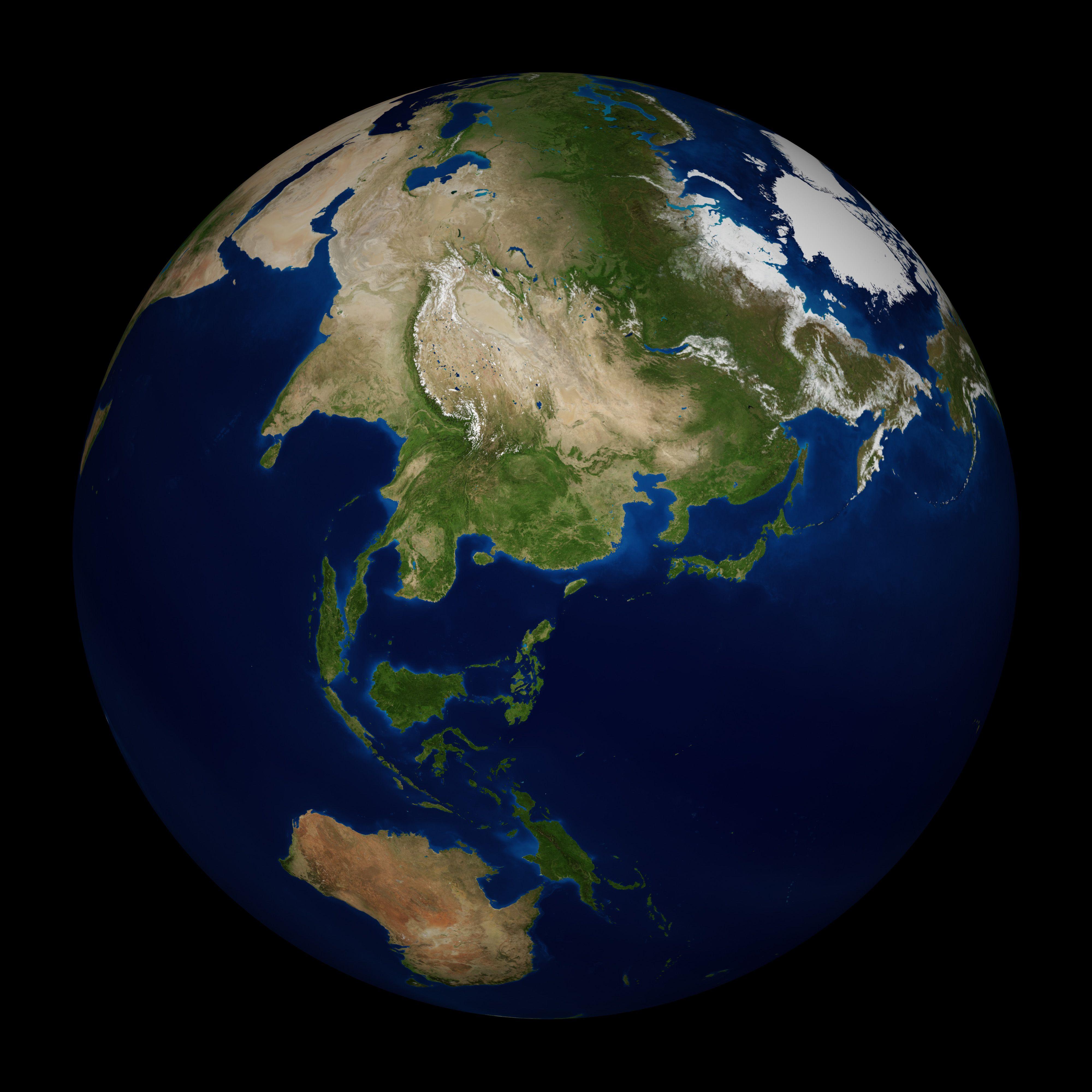 4000x4000 NASA Visible Earth: Earth from the Moon