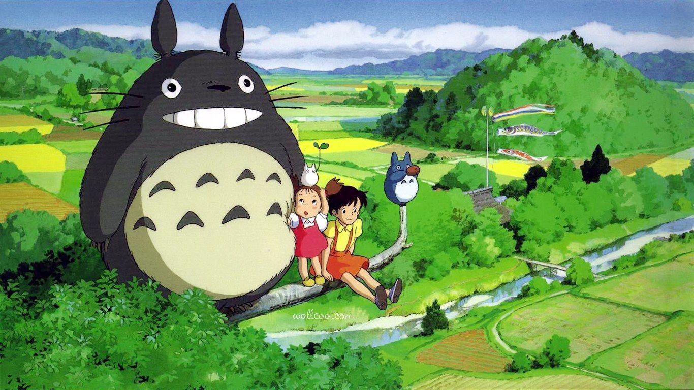 1366x768 Forest Cartoon Wallpaper Desktop Background, Great HD Wallpaper