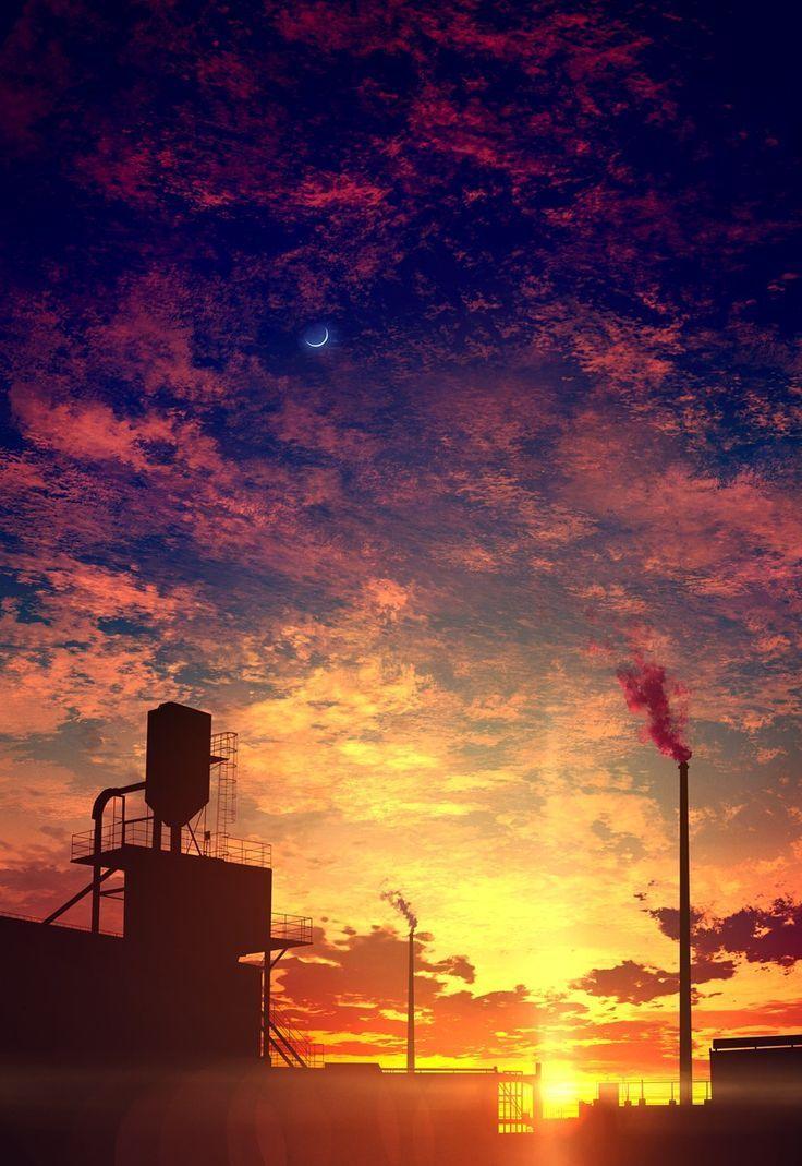 736x1069 collection image wallpaper: Anime Sky Wallpaper