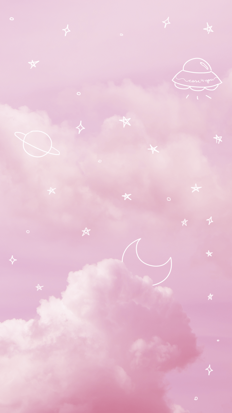 750x1334 Are you looking for inspiration for wallpaper?Browse around this website for cool w. Pink clouds wallpaper, Pink wallpaper background, Aesthetic pastel wallpaper