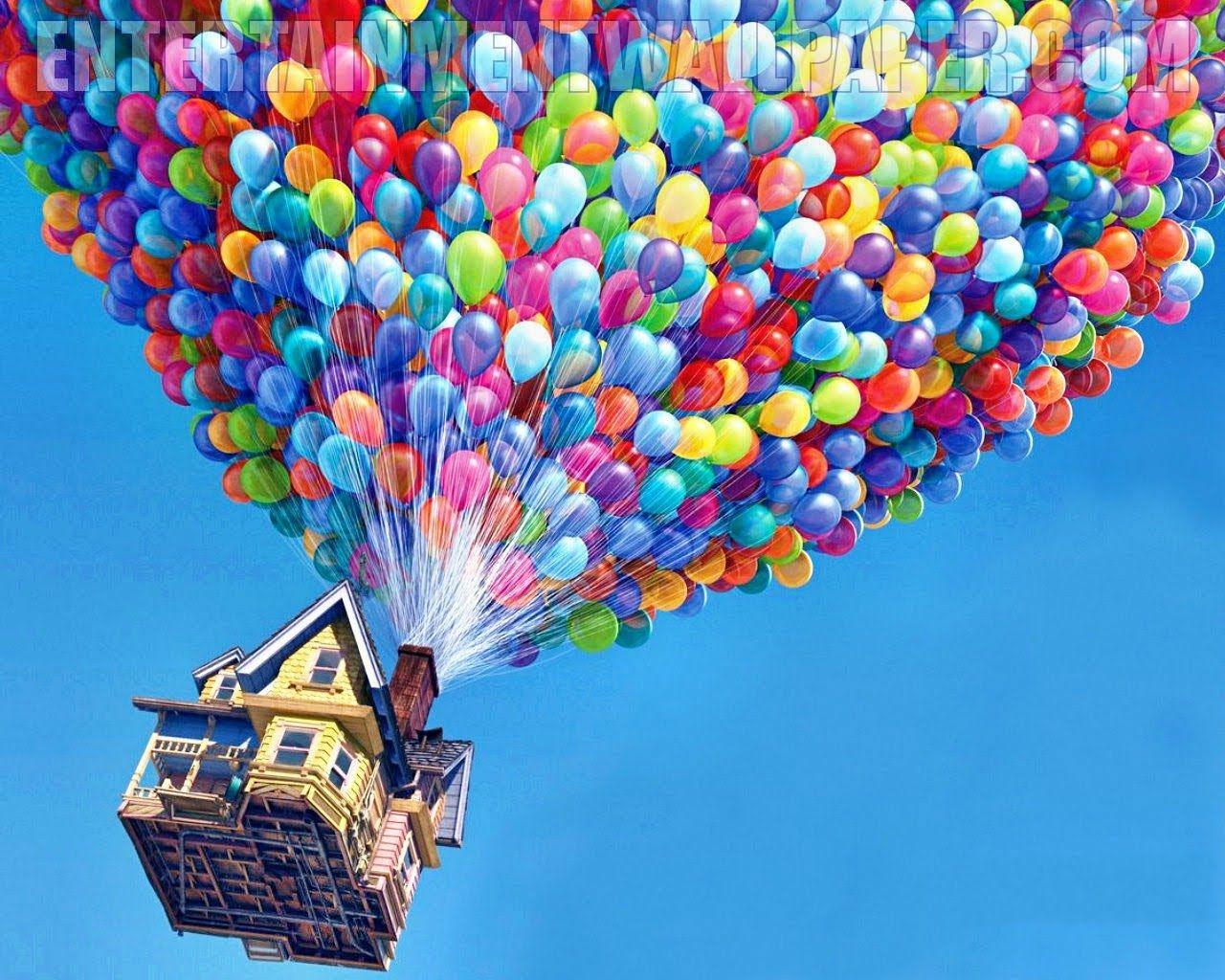 1280x1024 iPhone Wallpaper Disney Balloons