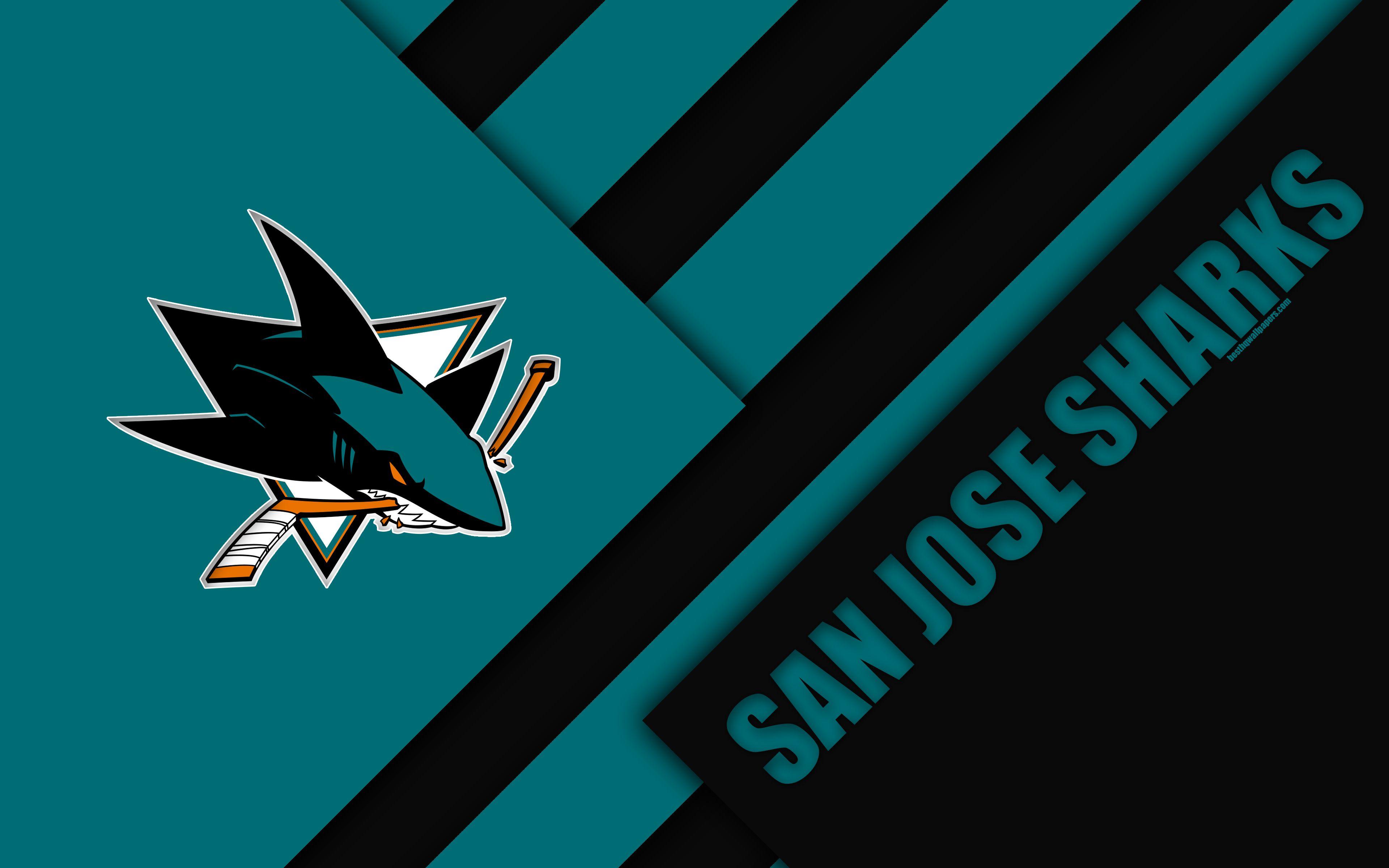 3840x2400 Free download Download wallpaper San Jose Sharks NHL 4k material design [3840x2400] for your Desktop, Mobile & Tablet. Explore Club San José Wallpaper. Club San José Wallpaper, Wallpaper San
