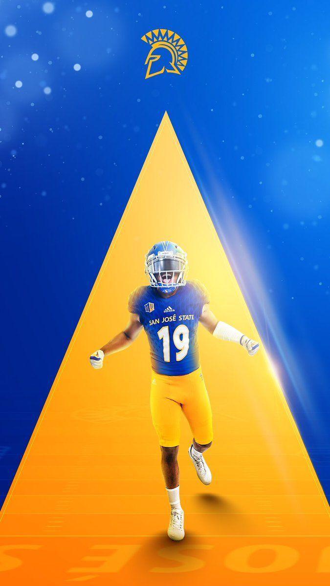 675x1200 San Jose State. College sports graphics, Sports graphic design, Sports wallpaper