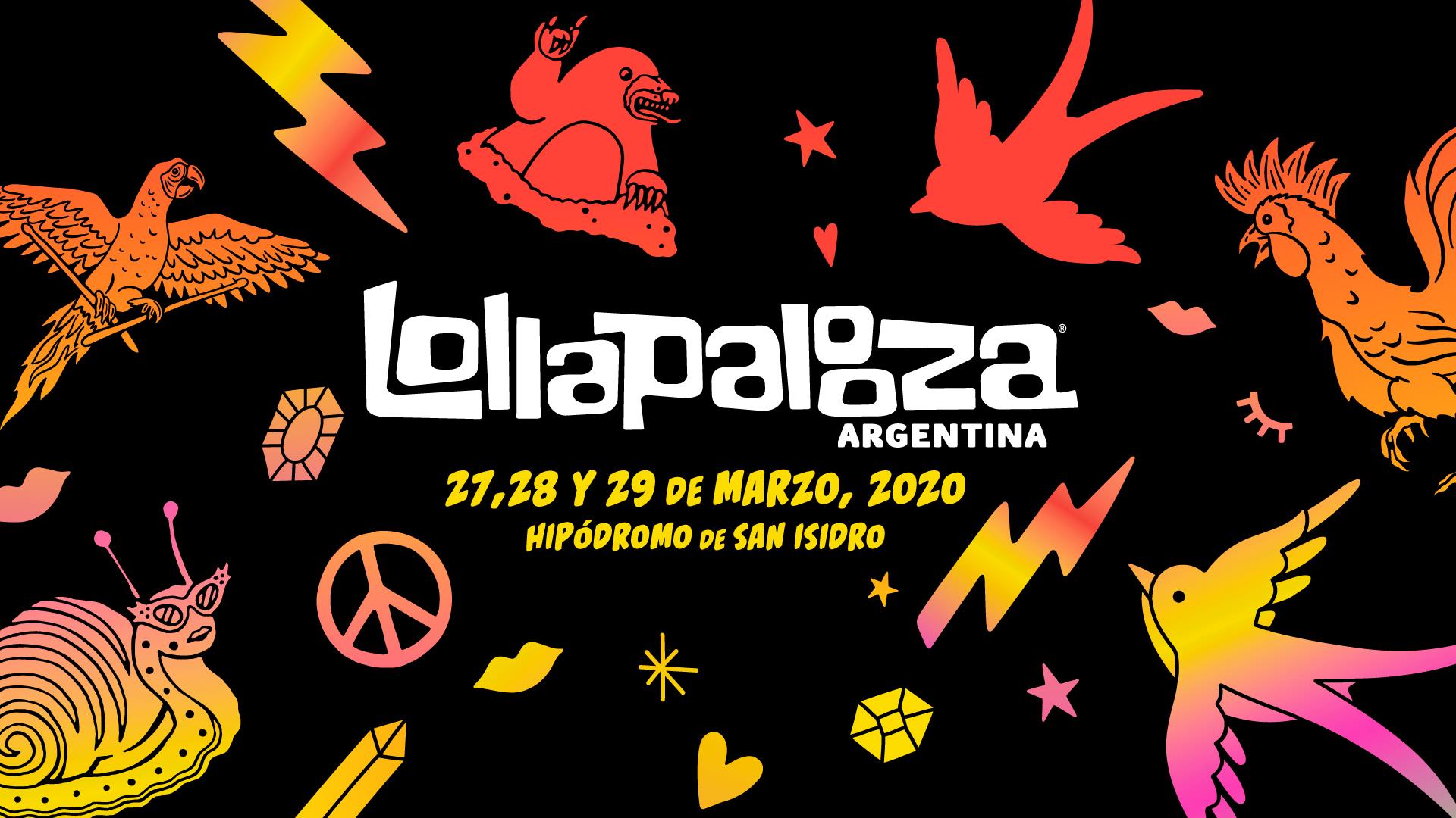 1920x1080 Lollapalooza Argentina 2020. 28 y 29 de marzo