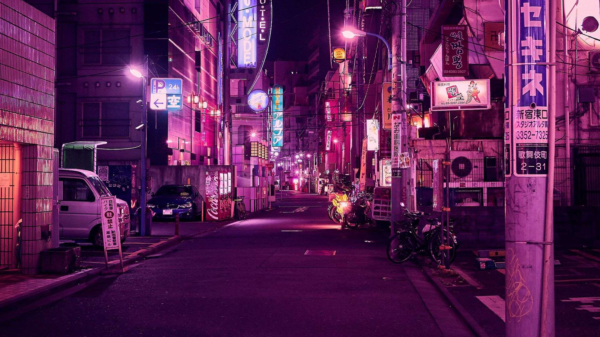 Pink Neon City Wallpapers - Top Free Pink Neon City Backgrounds