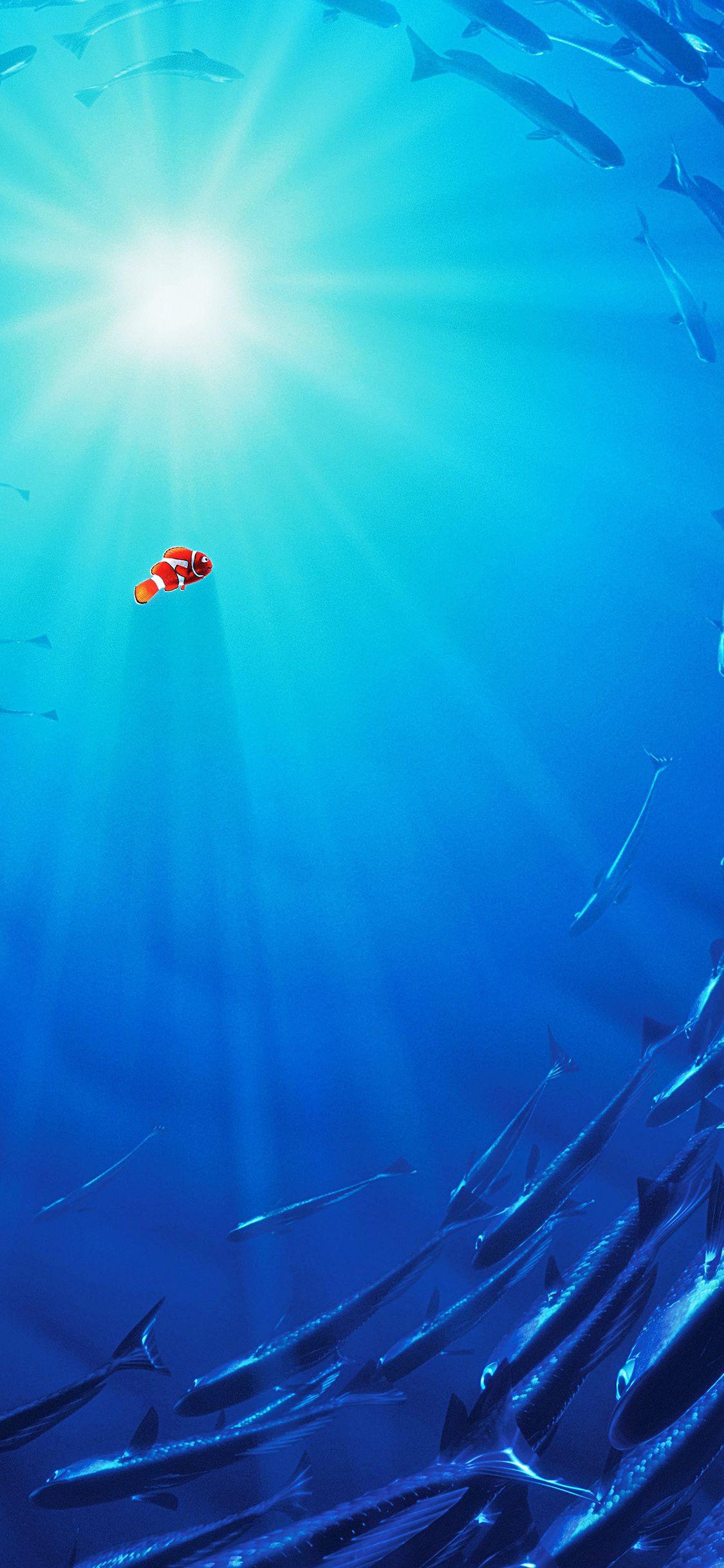 1125x2436 Blue iPhone SE (2020) Wallpaper