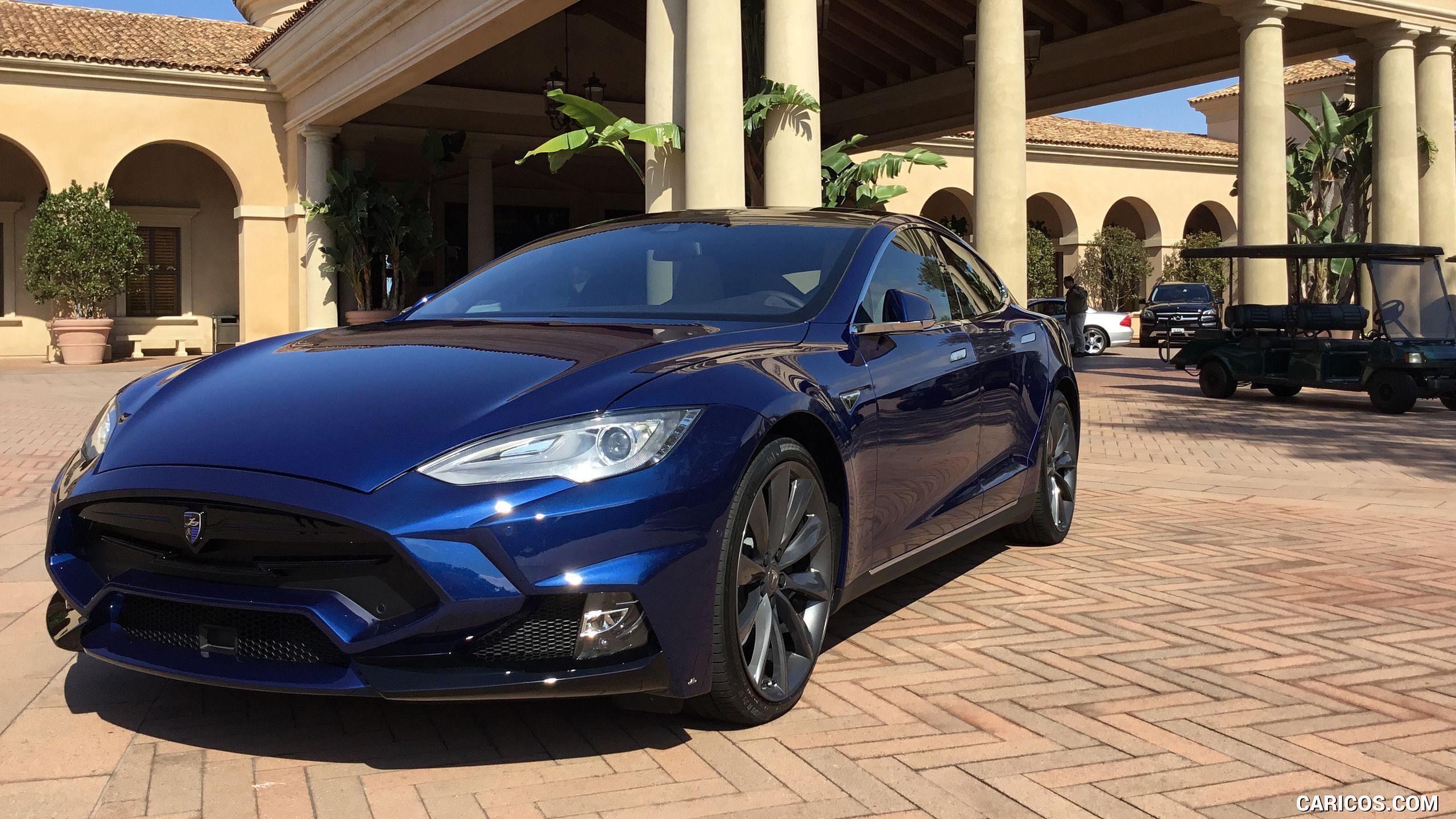 Tesla model s Blue