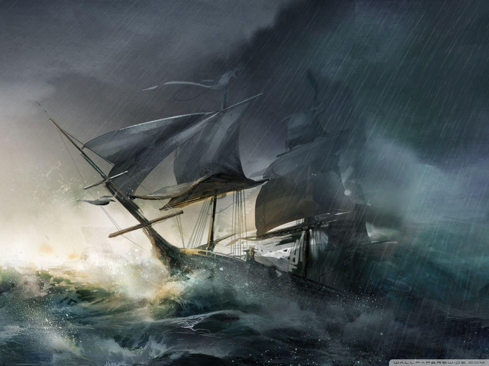 1600x1200 Ships. Creed, Storm wallpaper, Storm