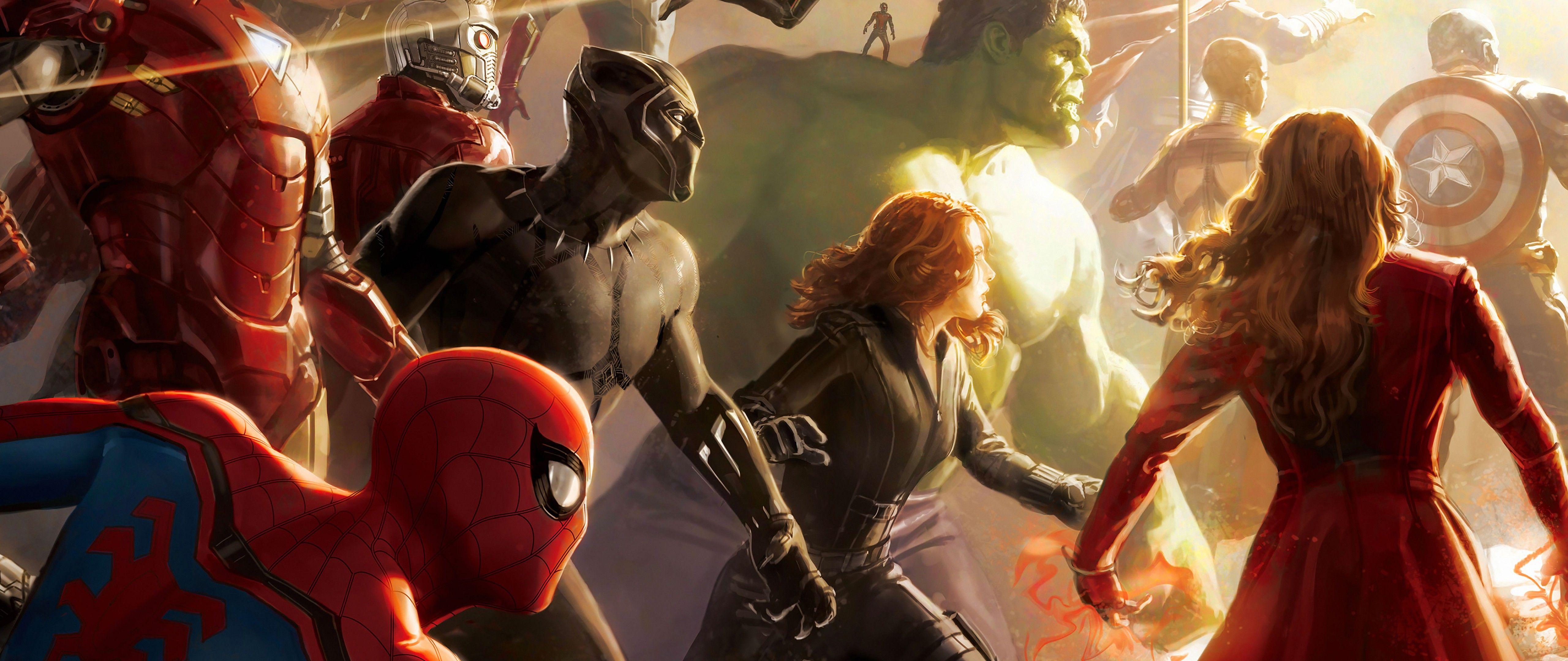5120x2160 Avengers Wallpaper For Laptop