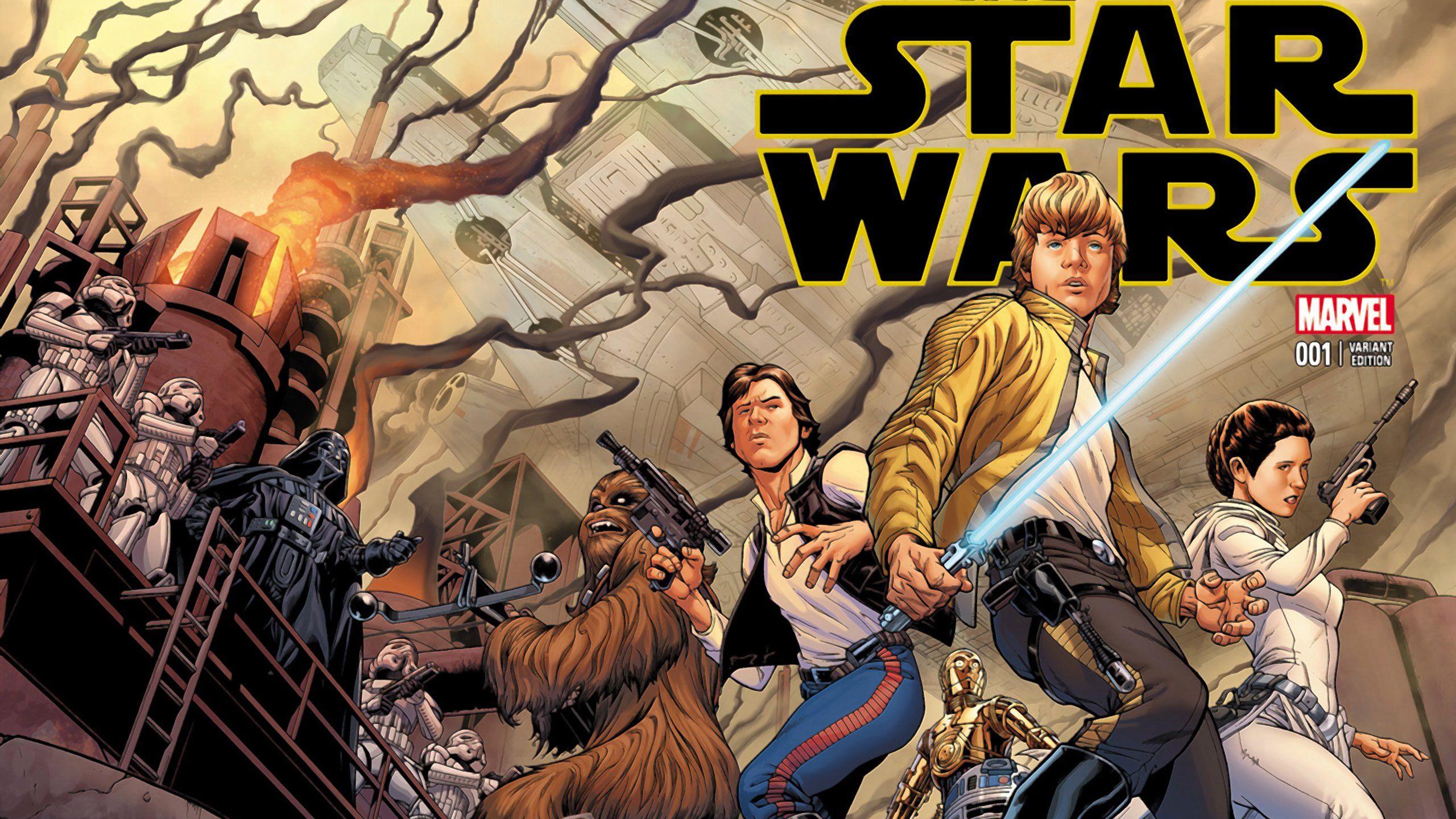 2560x1440 Star Wars Marvel Comic Wallpaper HD Wallpaper