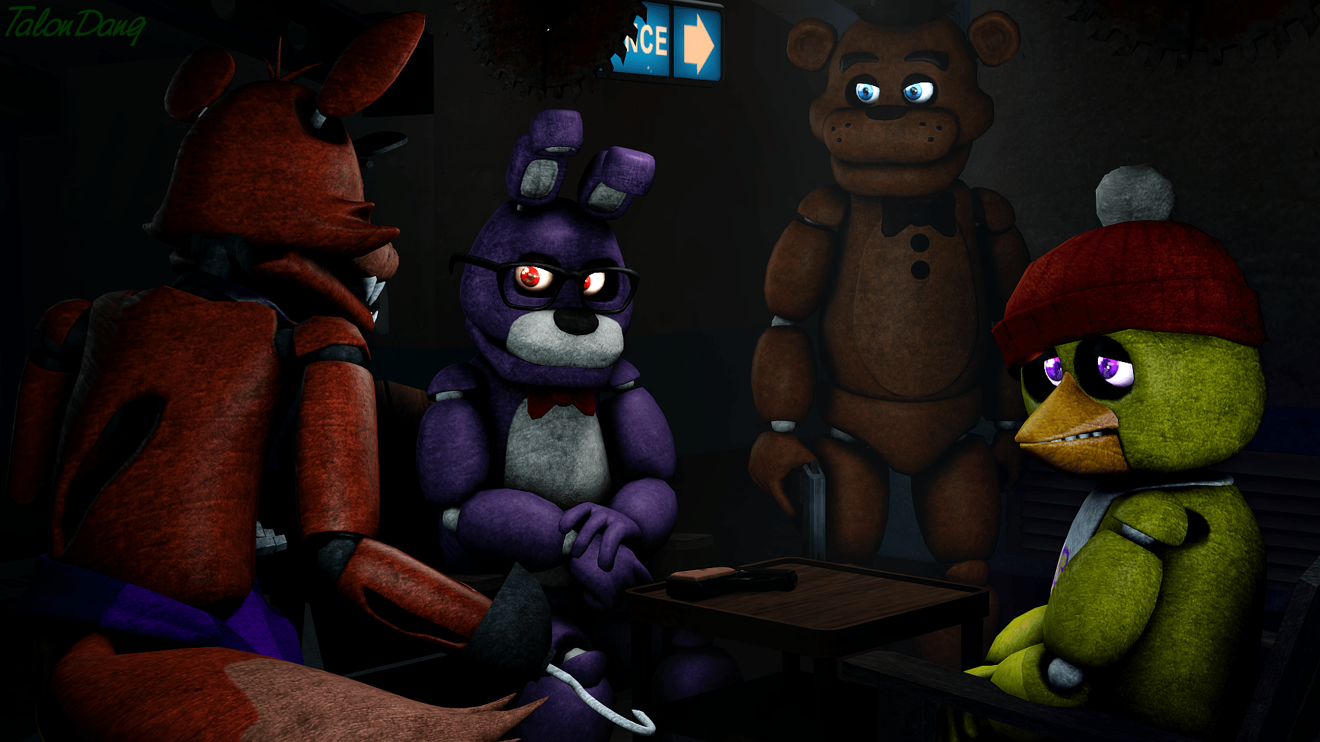1920x1080 Come on! It was just for fun!-Foxy(Until Dawn)