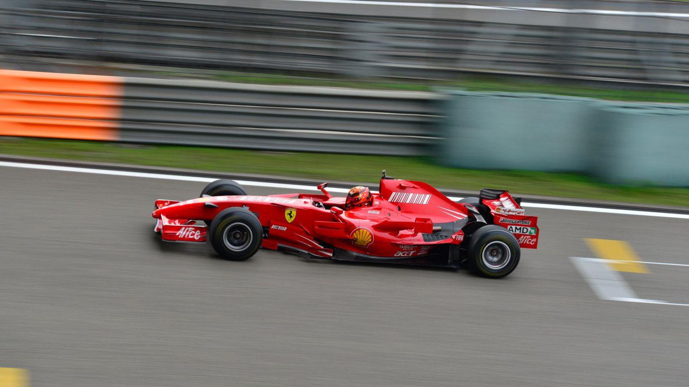 1366x768 Download wallpaper: Ferrari F1 1366x768