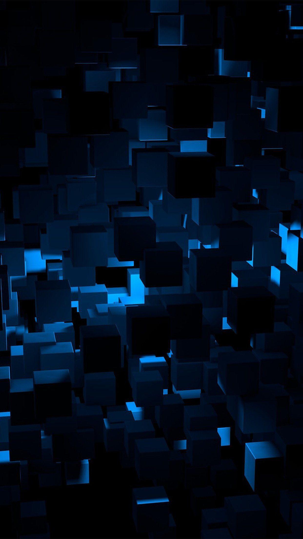 1242x2208 Dark Blue Wallpaper