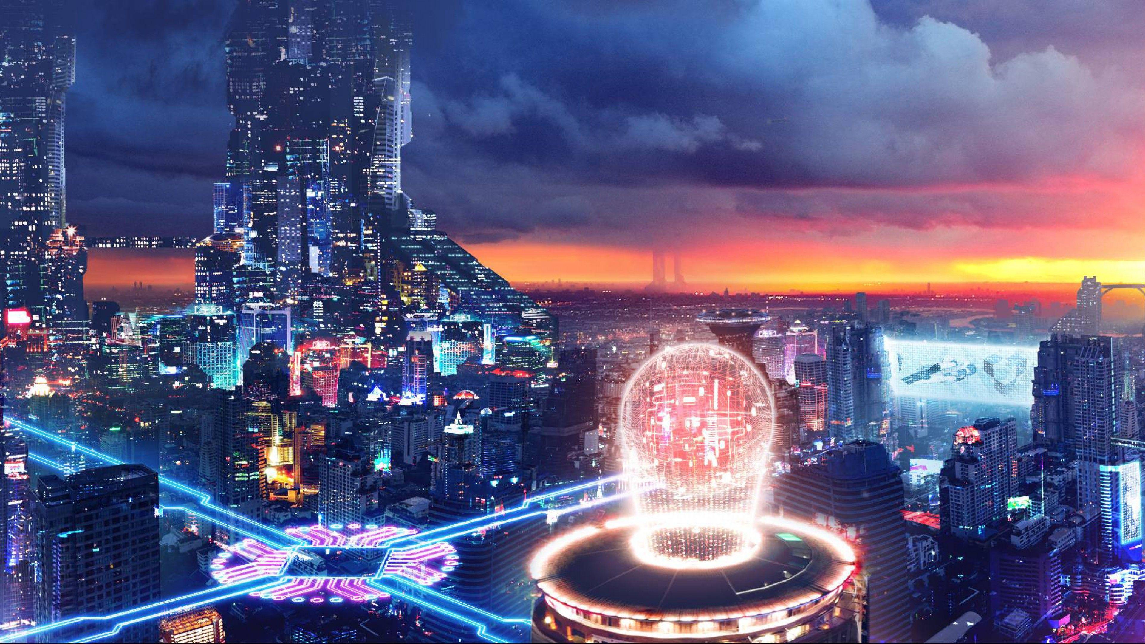 3840x2160 Cyberpunk HD Wallpaper 4K Ultra HD