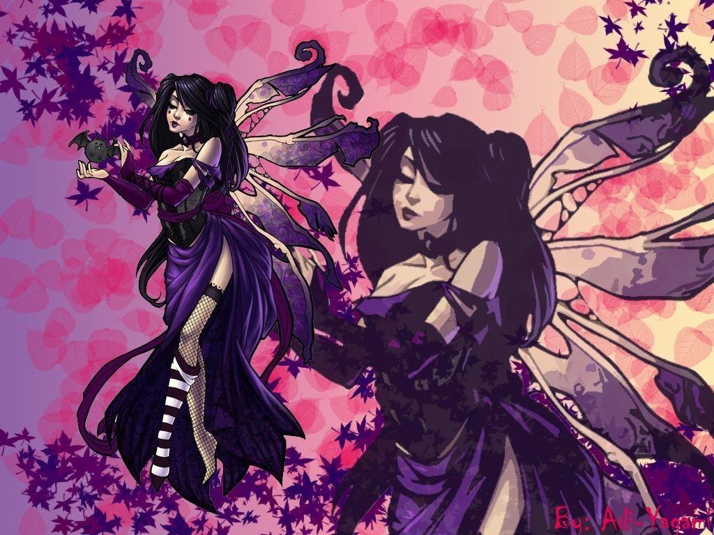 1024x768 Fairy Gothic Wallpaper Free