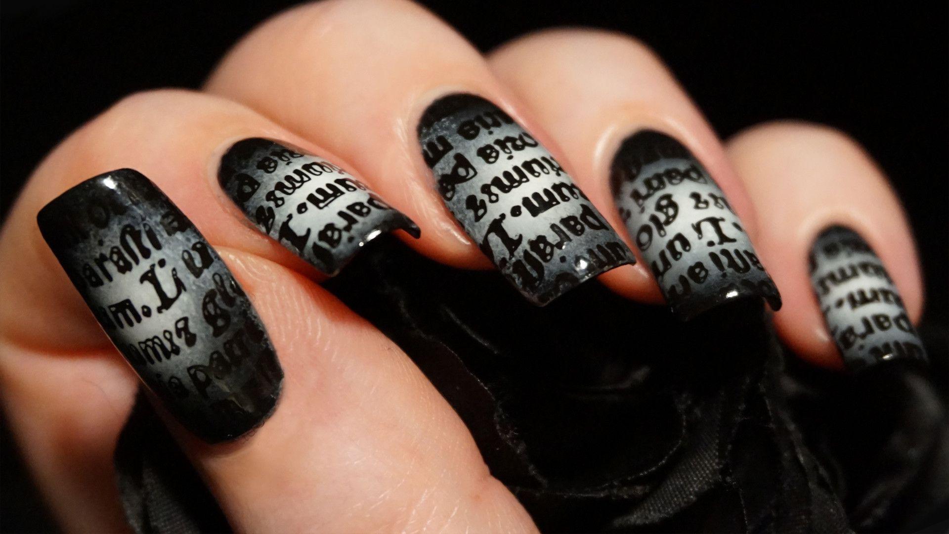 1920x1080 1920x Amazing Girls Black Nails Image HD Pics Wallpaper HD