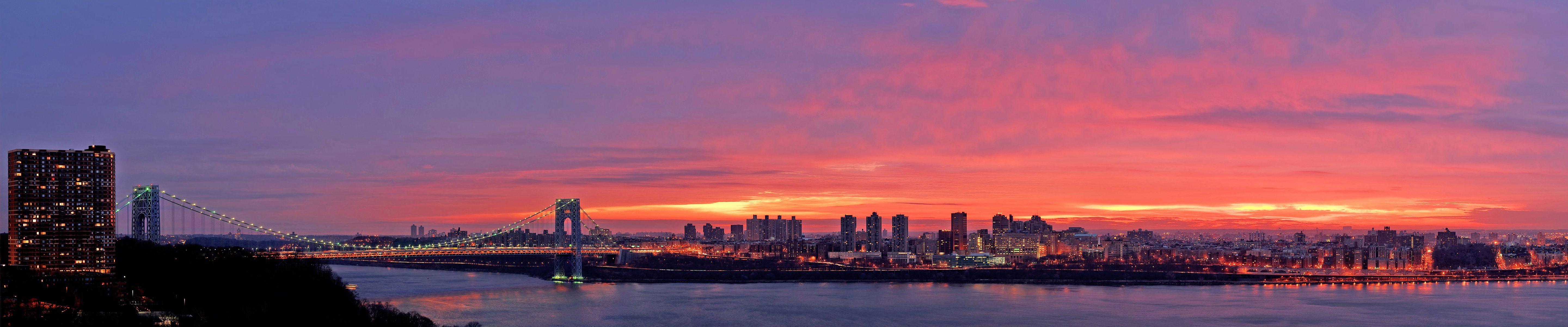 5760x1200 Panoramic Photo New York 142. Dual monitor wallpaper, Triple monitor wallpaper, Panoramic photo