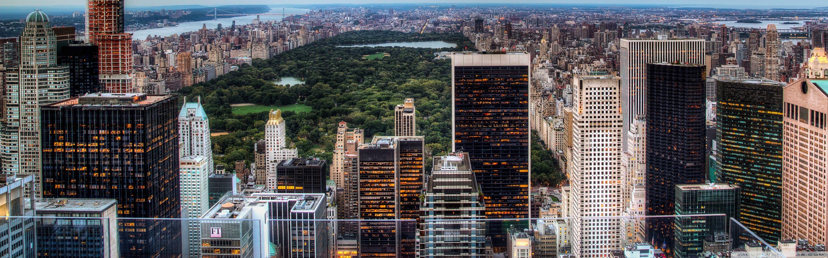 3360x1050 New York City Central Park View Ultra HD Desktop Background Wallpaper for 4K UHD TV : Widescreen & UltraWide Desktop & Laptop : Multi Display, Dual Monitor : Tablet