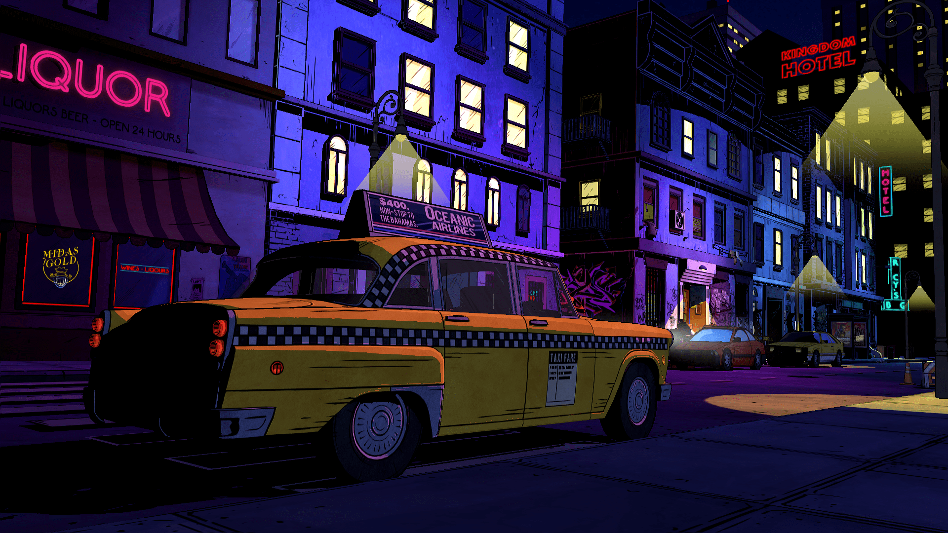 1920x1080 Neo Noir Meets Neon (The Wolf Among Us) [1920x1080]