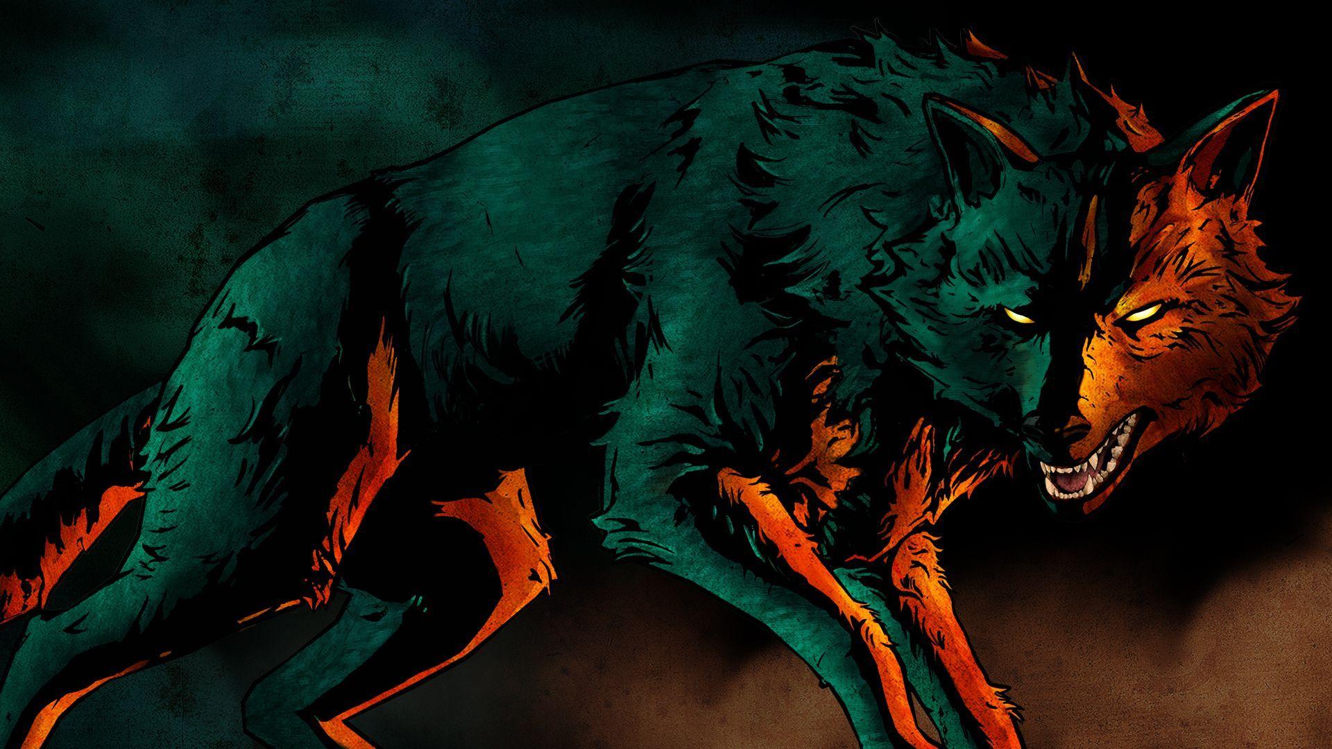 1920x1080 bigby wolf form w Google. The wolf among us, Wolf, Wolf painting
