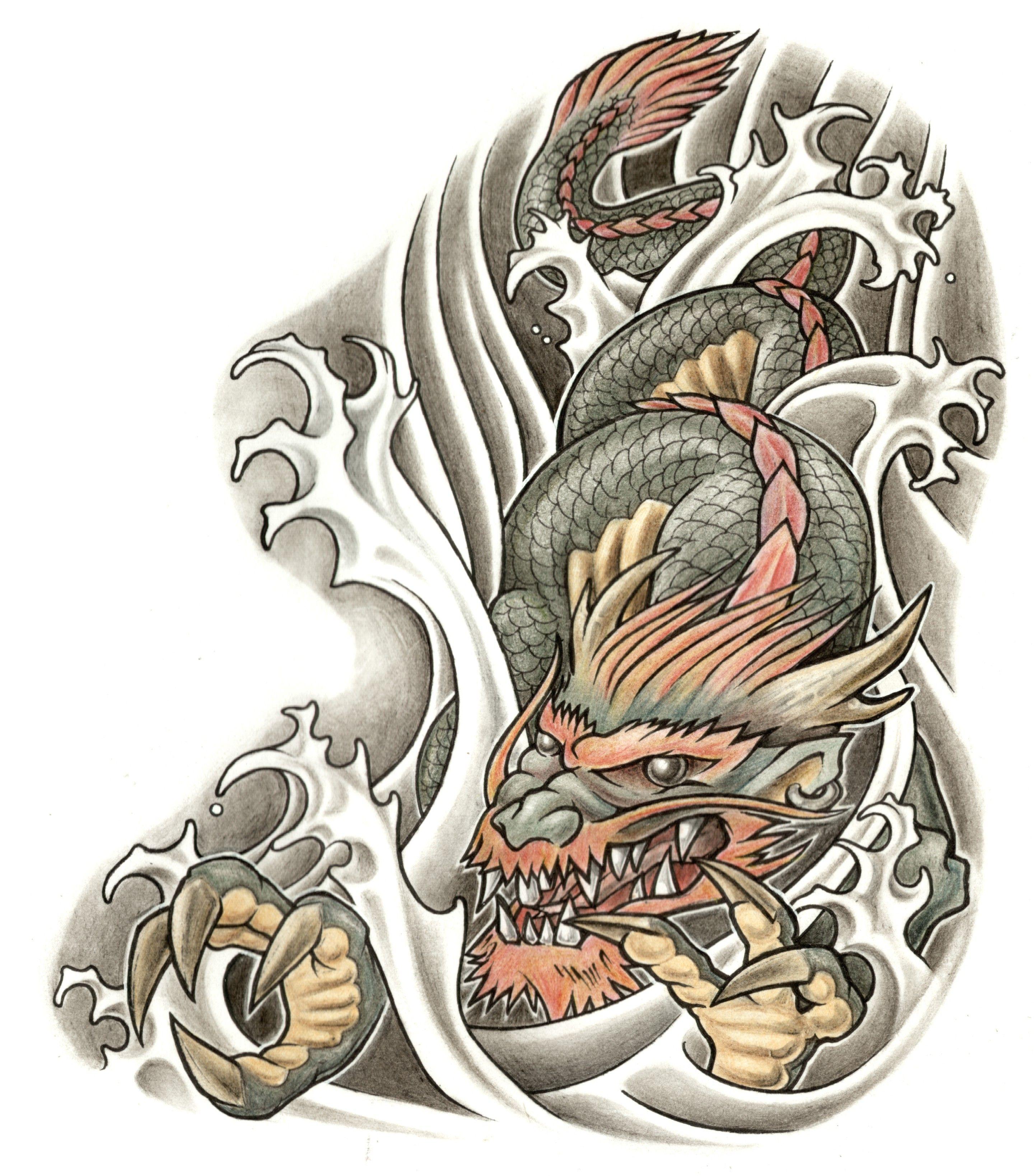 Steampunk Dragon Tattoo Designs