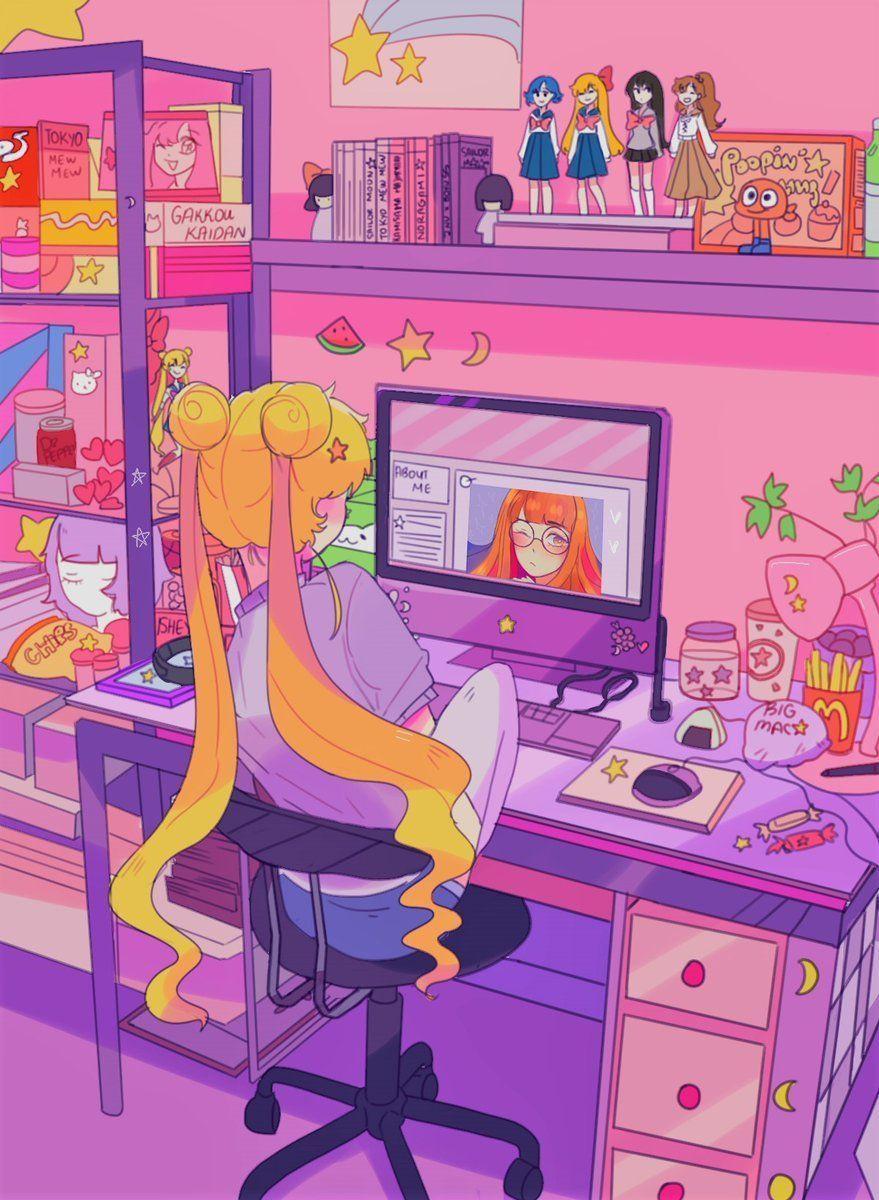 879x1200 Sailor Moon Aesthetic Ps4 Wallpaper