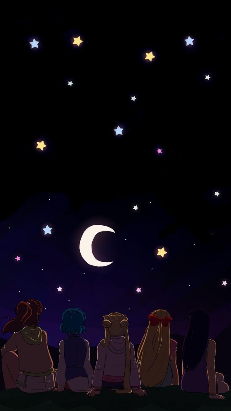 736x1308 Wallpaper. Sailor moon wallpaper, Anime background wallpaper, Sailor moon fan art