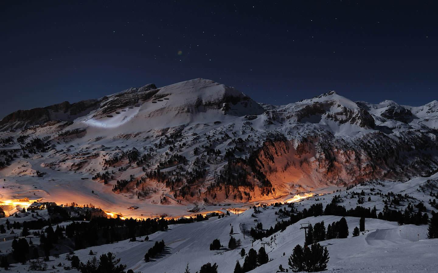 1440x900 Winter Mountain Wallpaper 1440x900