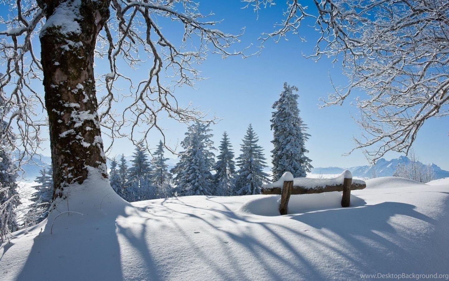 1440x900 Winter Scenery Wallpaper Desktop Background