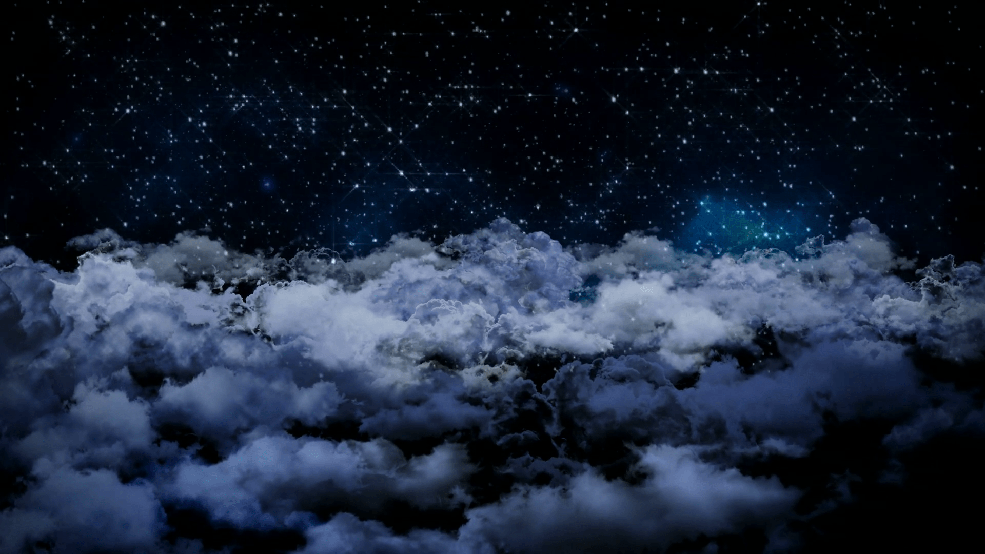 1920x1080 3D Blue Sky Clouds Wallpaper .