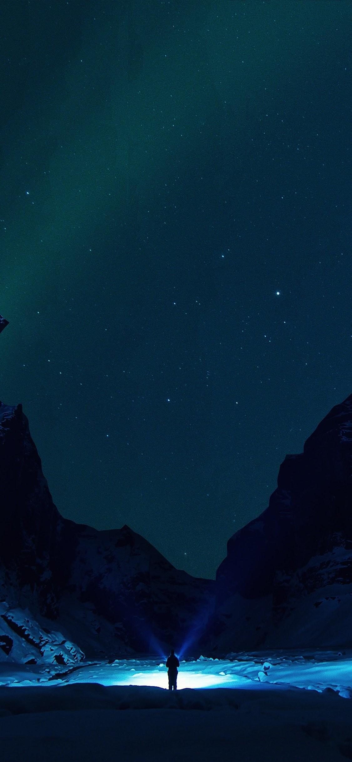 1125x2436 Night 4k iPhone Wallpaper
