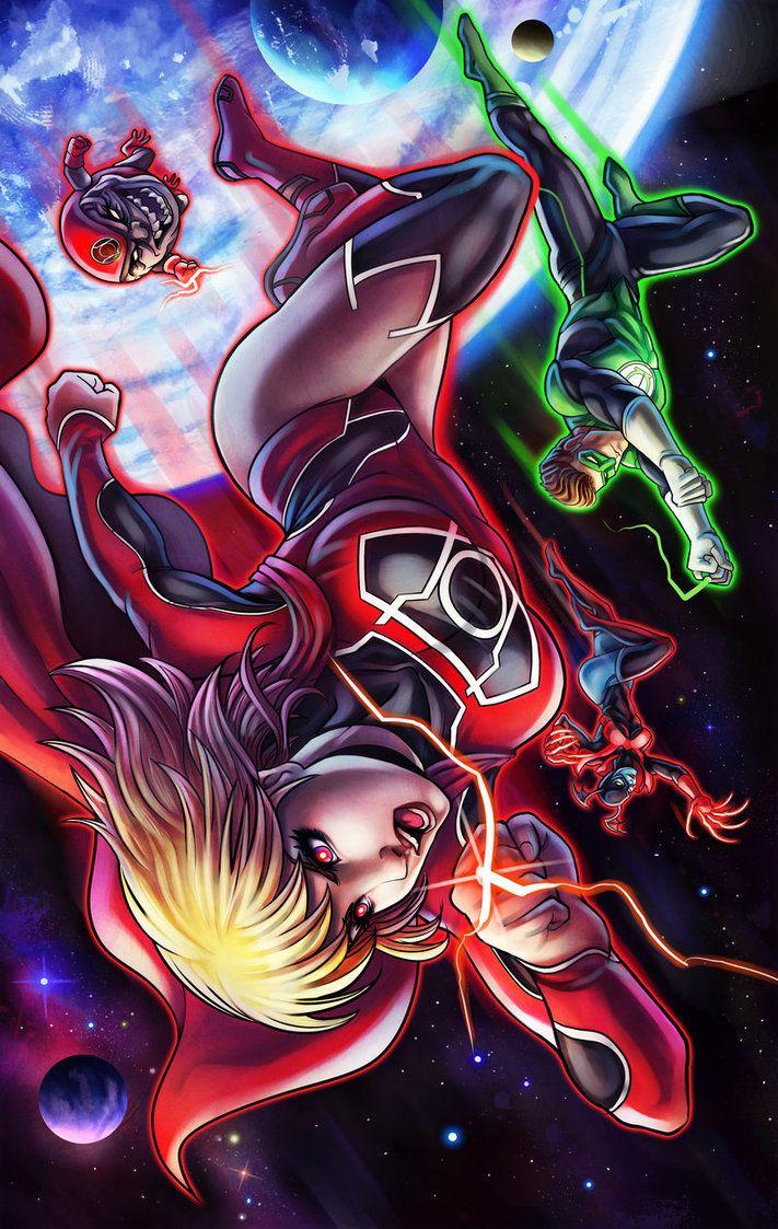 711x1123 Supergirl Red Lantern