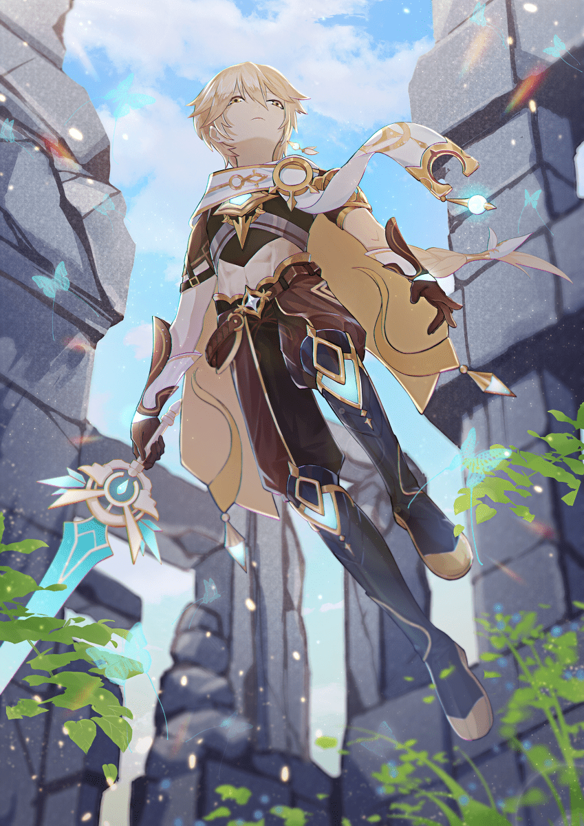849x1200 Genshin impact mostly Aether