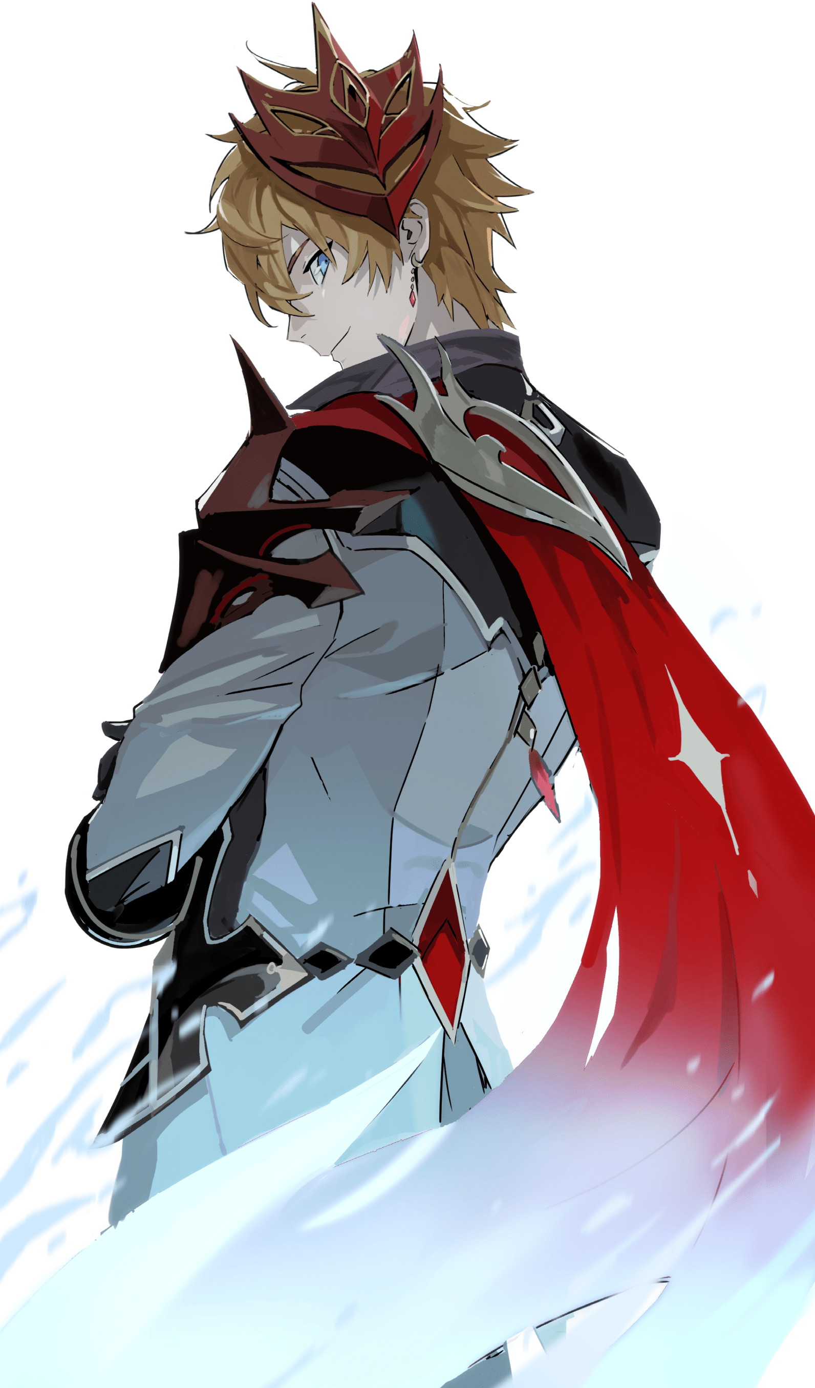 1592x2711 Tartaglia Impact Anime Image Board