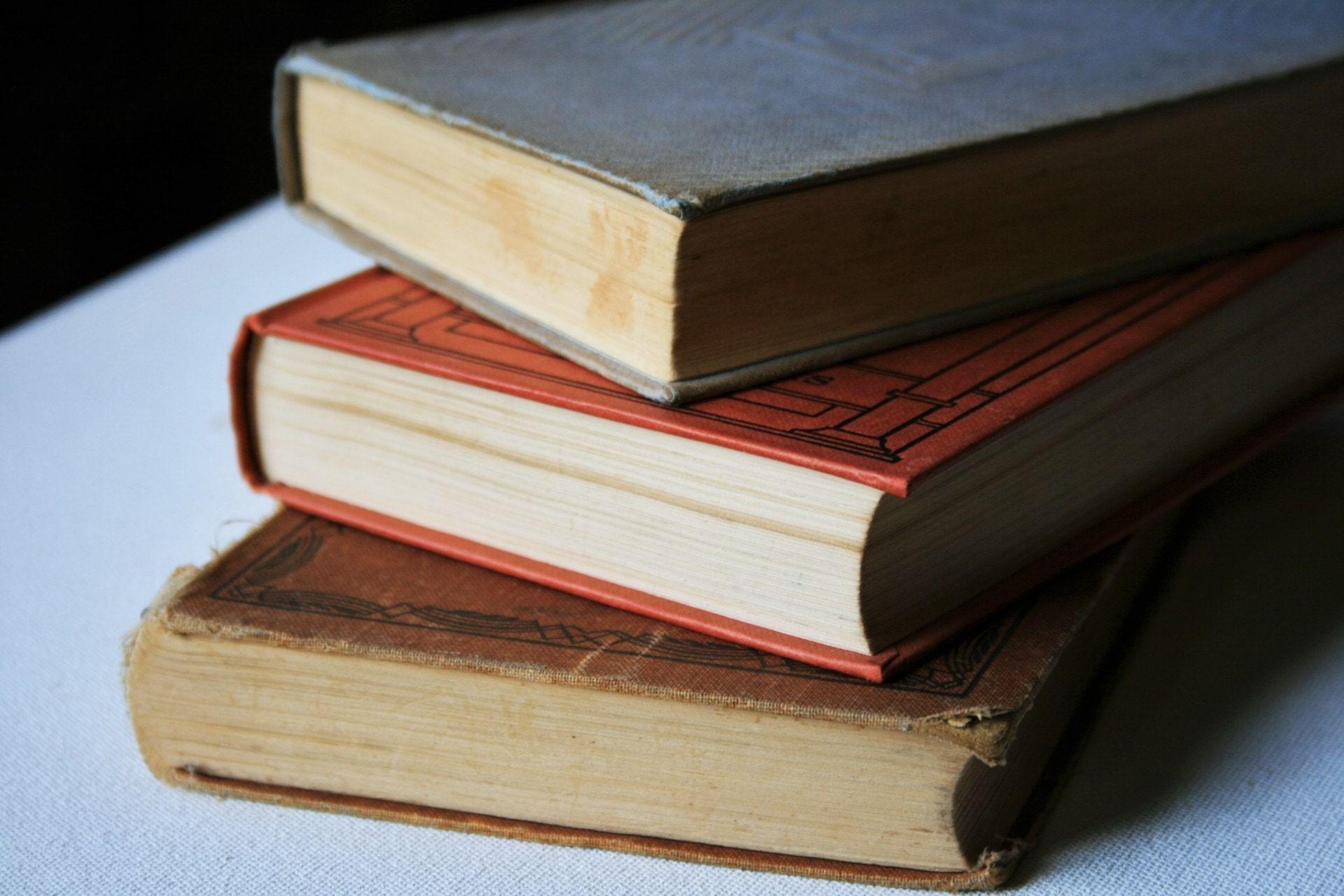 1920x1280 Vintage, Worn, Old, Stacked, Books, stack, no people free image