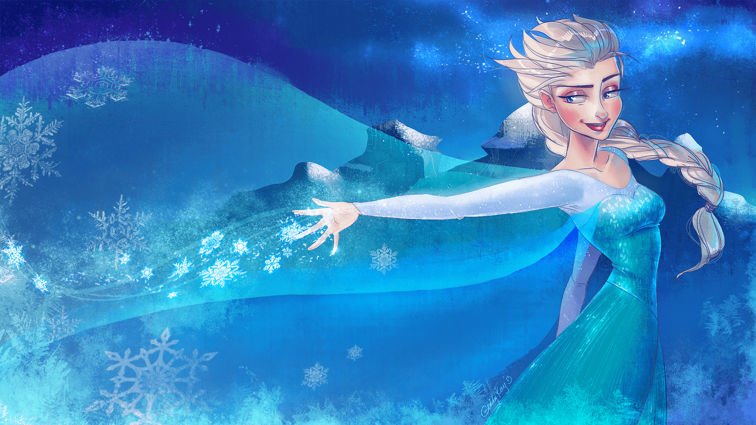 1500x844 Free download Frozen Elsa by GeddyKay [1500x844] for your Desktop, Mobile & Tablet. Explore Elsa Free Wallpaper. Elsa Wallpaper for Windows Laptop, Disney Elsa Wallpaper, Anna Frozen Wallpaper