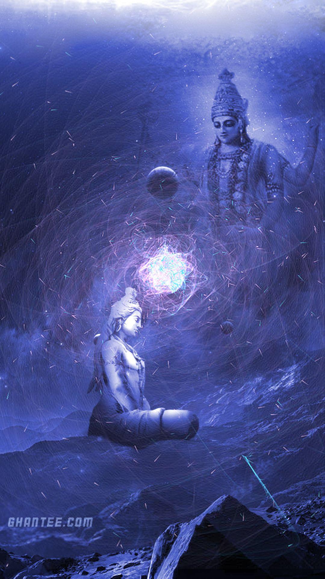 1080x1920 shiv bhagwan in vishnu dhyan HD phone wallpaper