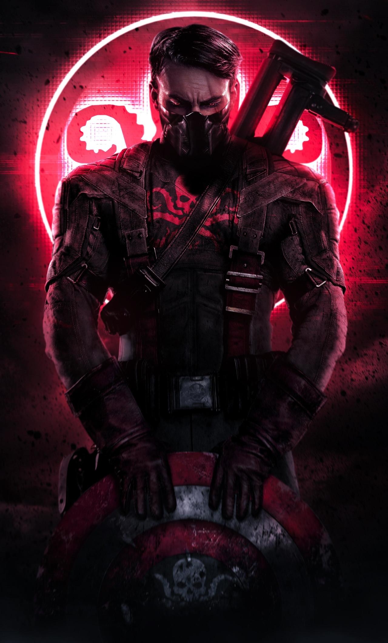 1280x2120 Captain America Hydra Agent iPhone 6 plus Wallpaper, HD Movies 4K Wallpaper, Image, Photo and Background