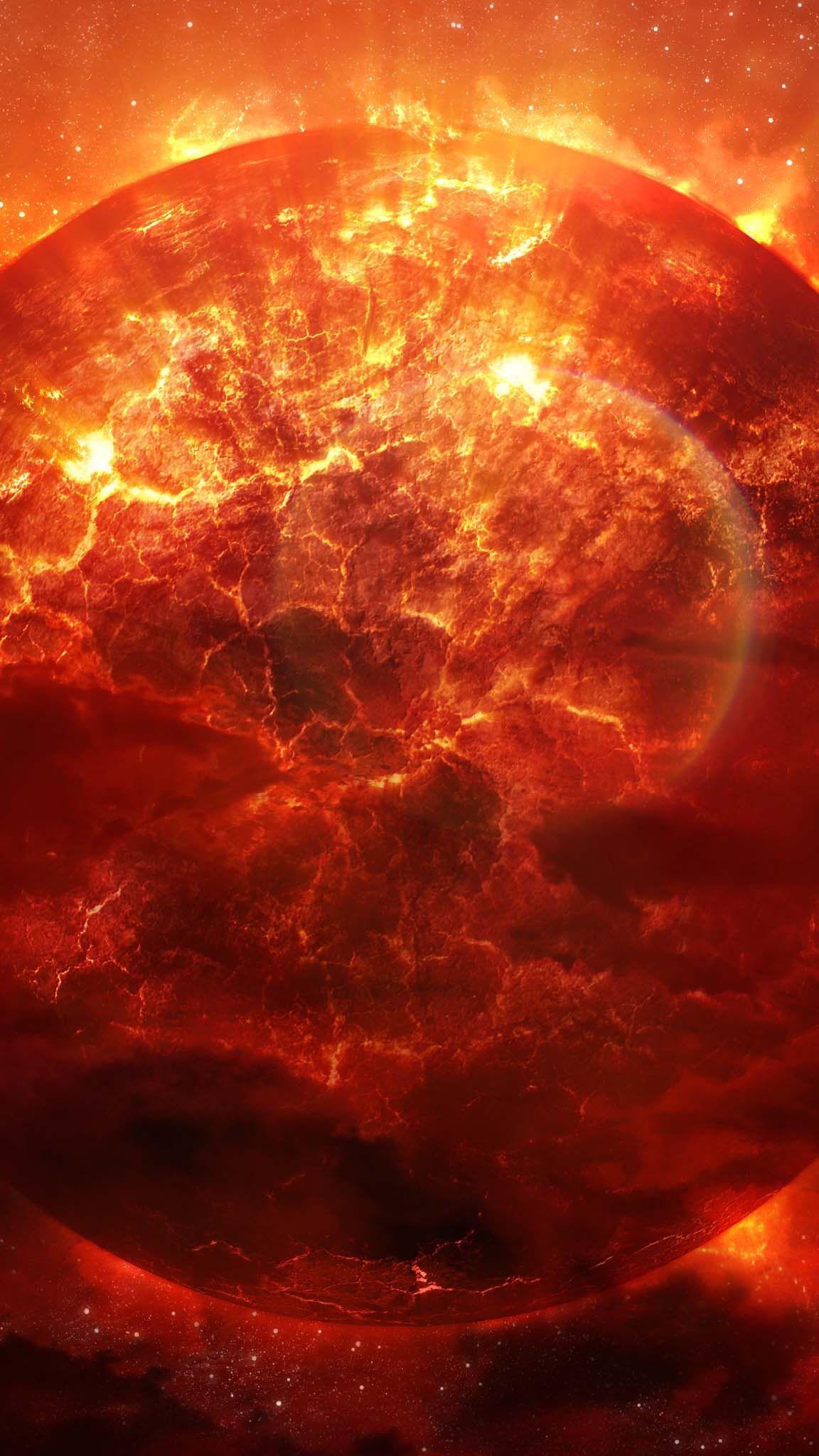 1152x2048 Planet Space Art