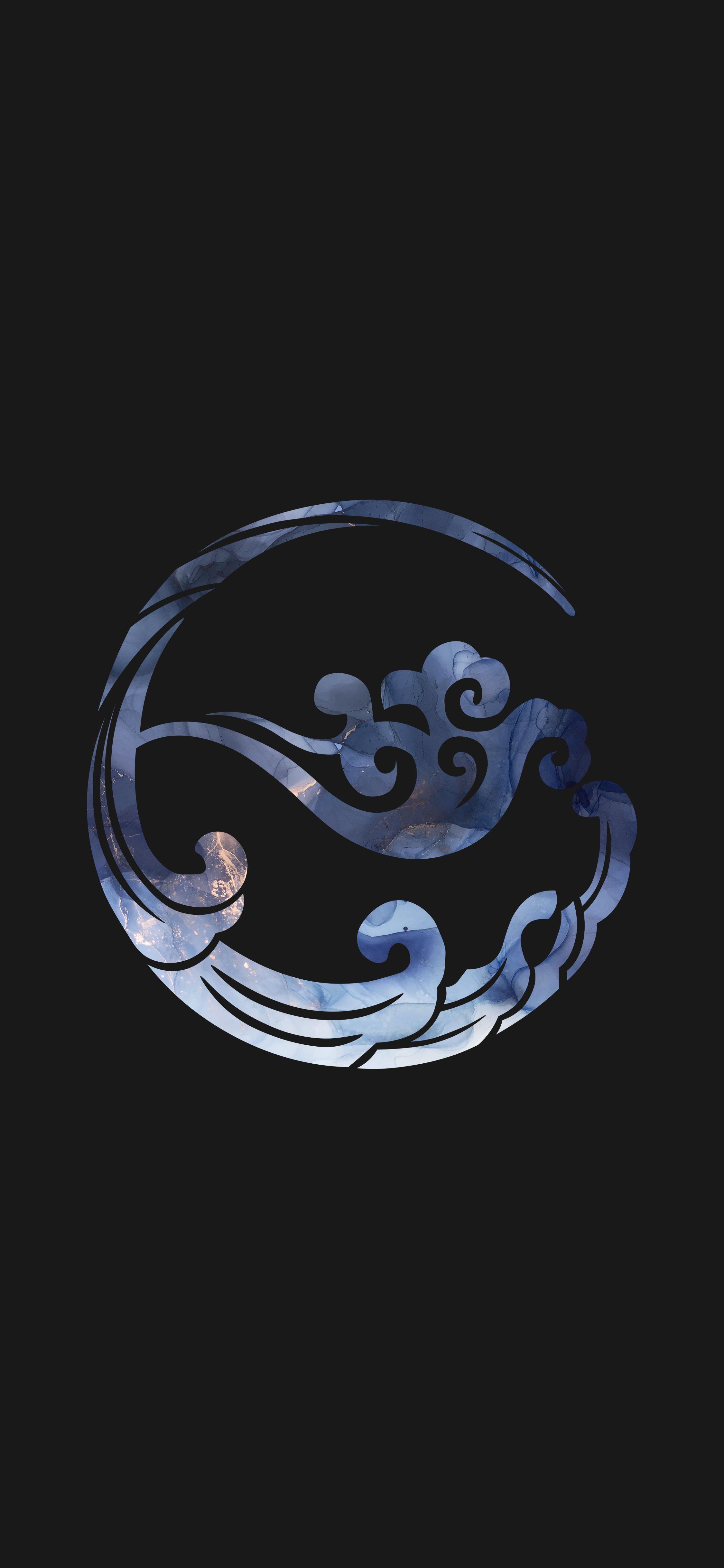 2250x4872 A dark variant of my previous wallpaper