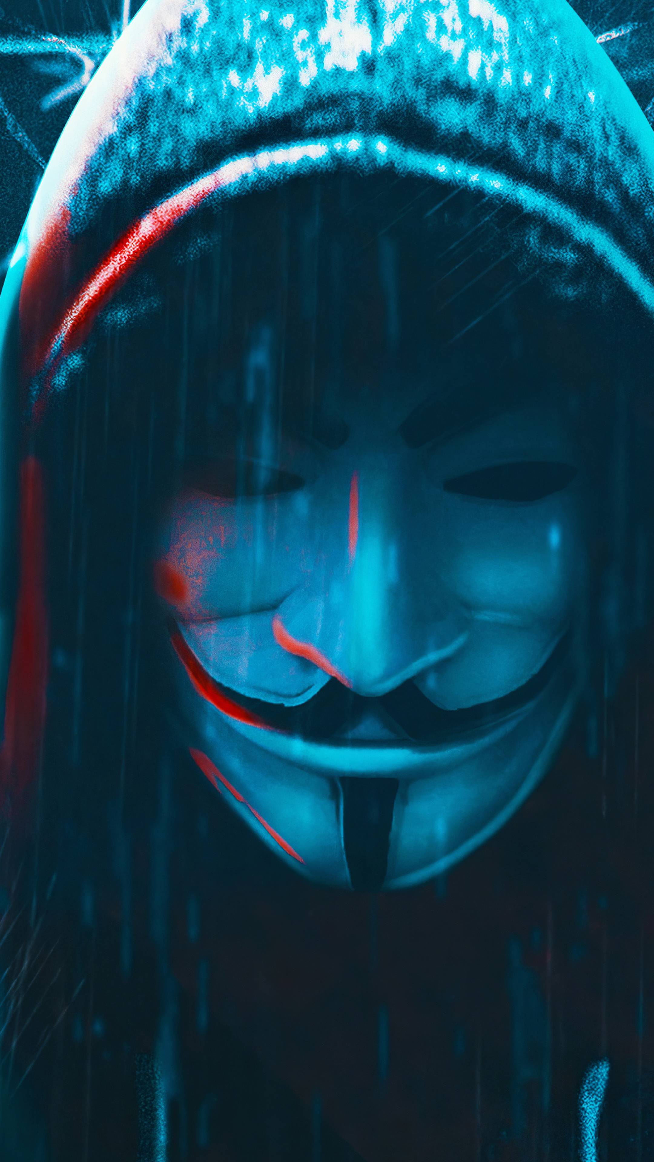 2160x3840 Anonymous 4K Hacker Mask Sony Xperia X, XZ, Z5 Premium Wallpaper, HD Artist 4K Wallpaper, Image, Photo and Background