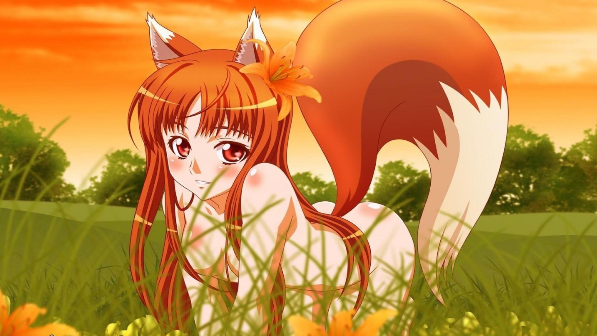 1920x1080 Anime Fox Girl HD Wallpaper