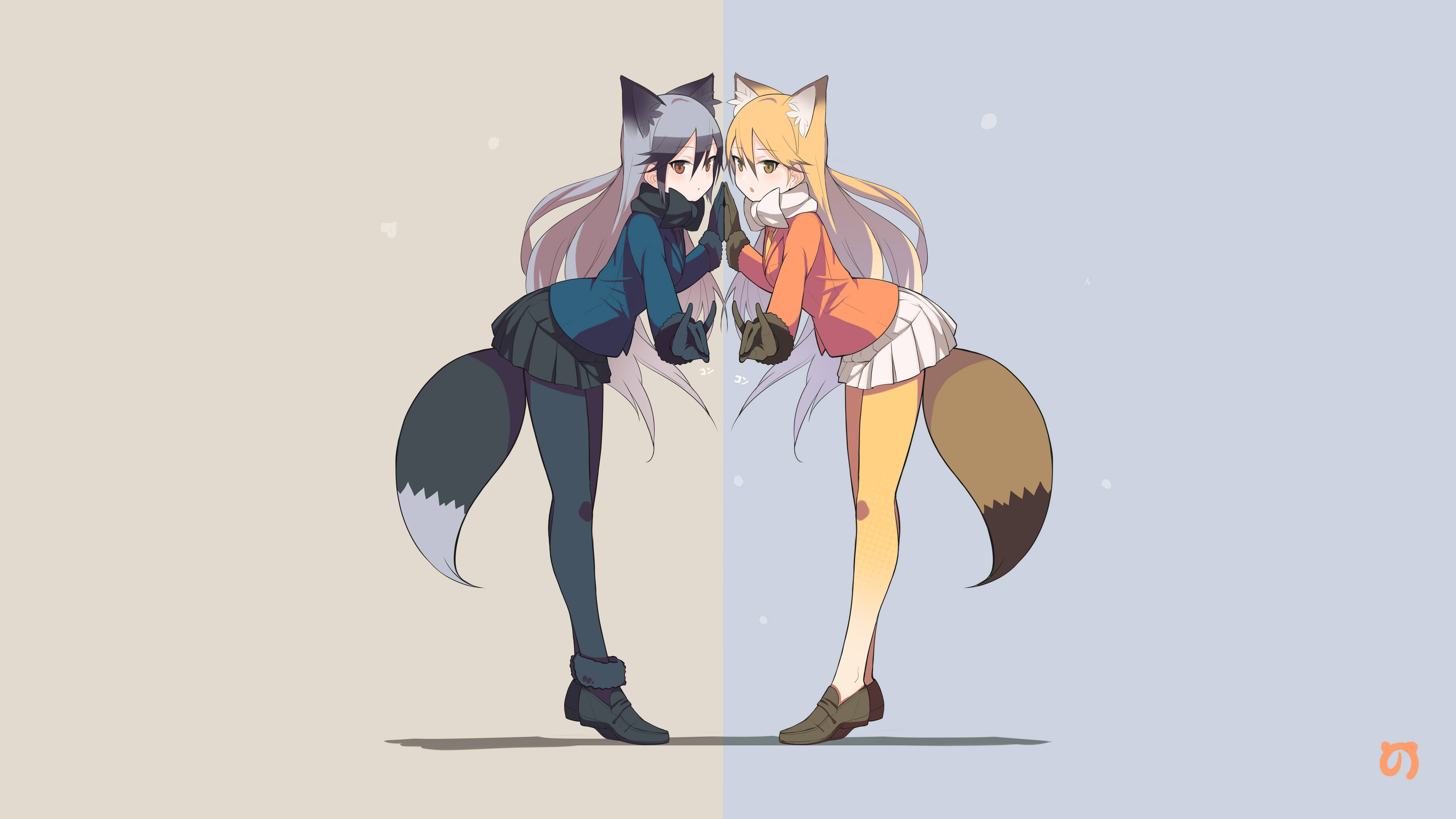6608x3717 Anime Fox Wallpaper