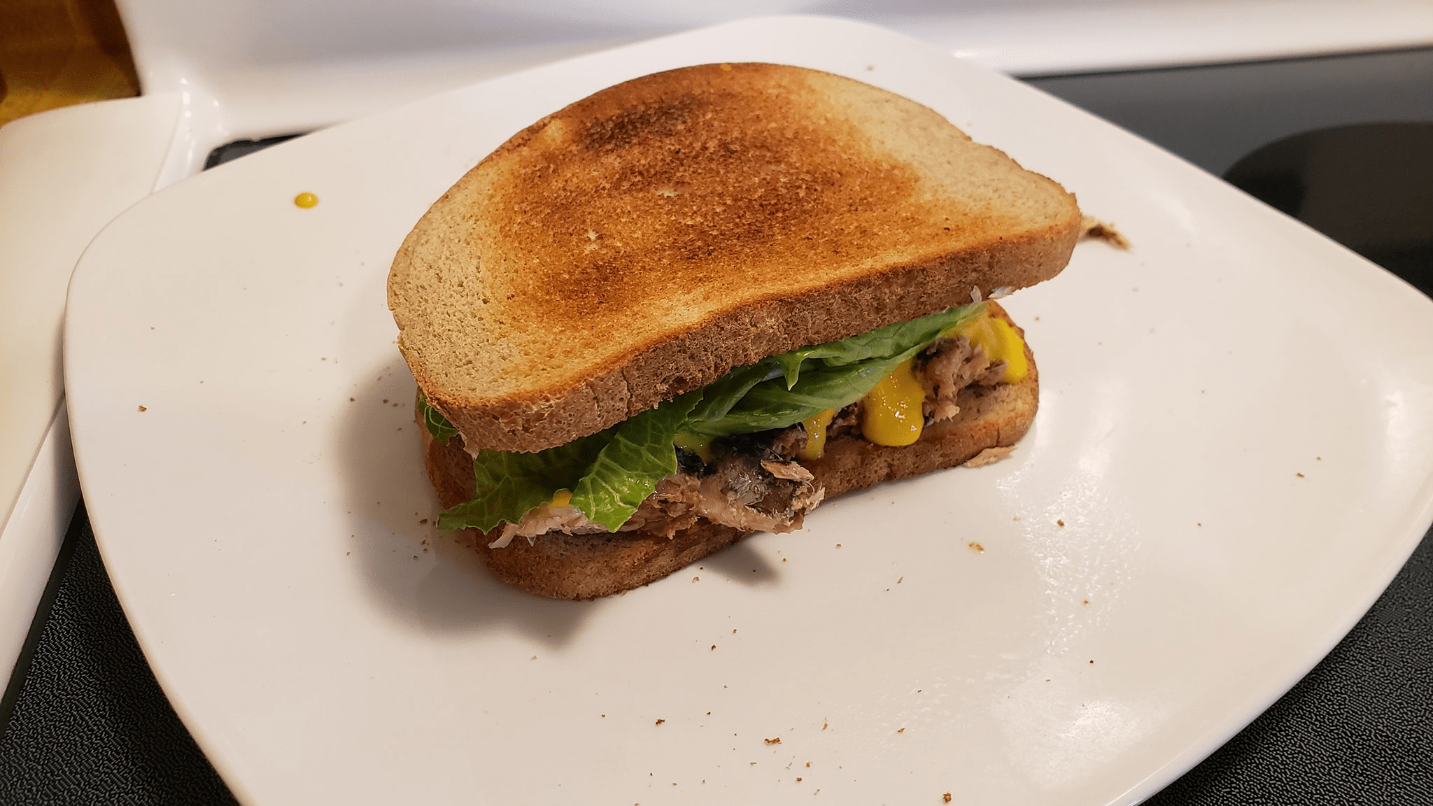2048x1152 Yes, it IS a sardine and red onion sandwich on rye toast! Stop by and you can have one!