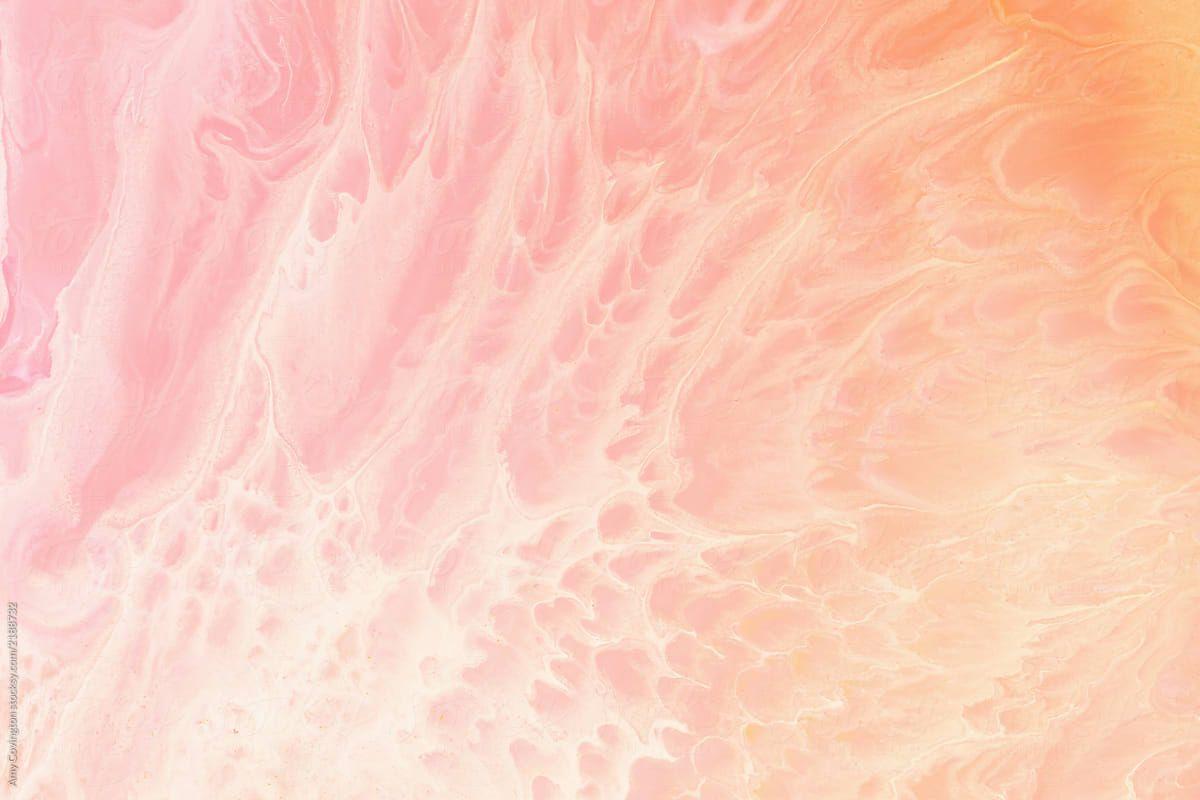 1200x800 Marbled peach and pink background