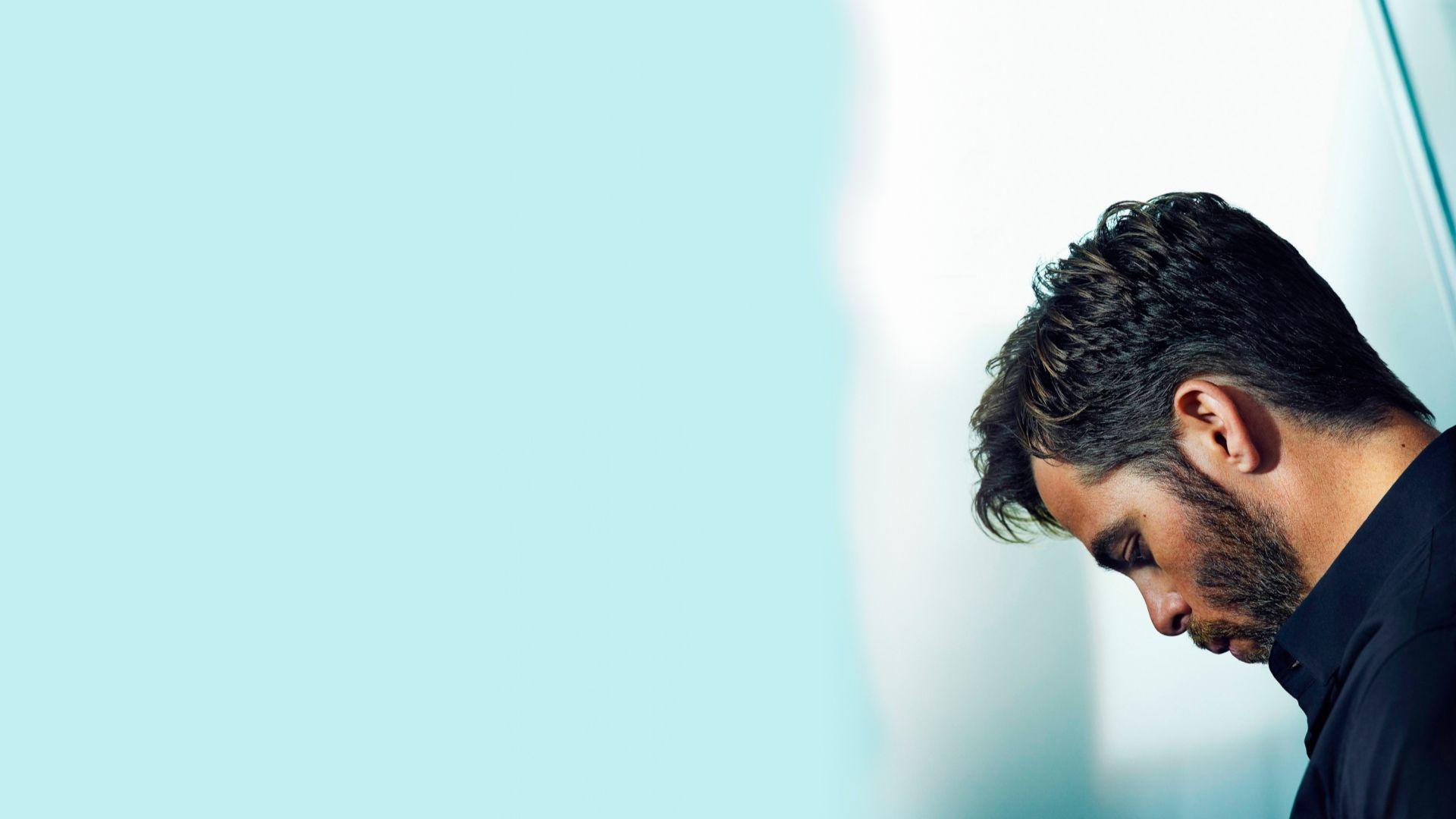 1920x1080 Sad man MacBook Air Wallpaper Download