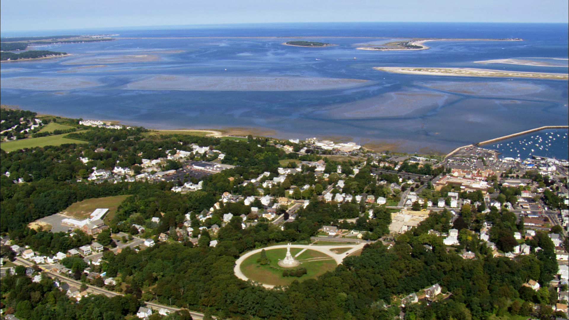 1920x1080 VIDEO: Pilgrims, Provincetown and Plymouth from Aerial America