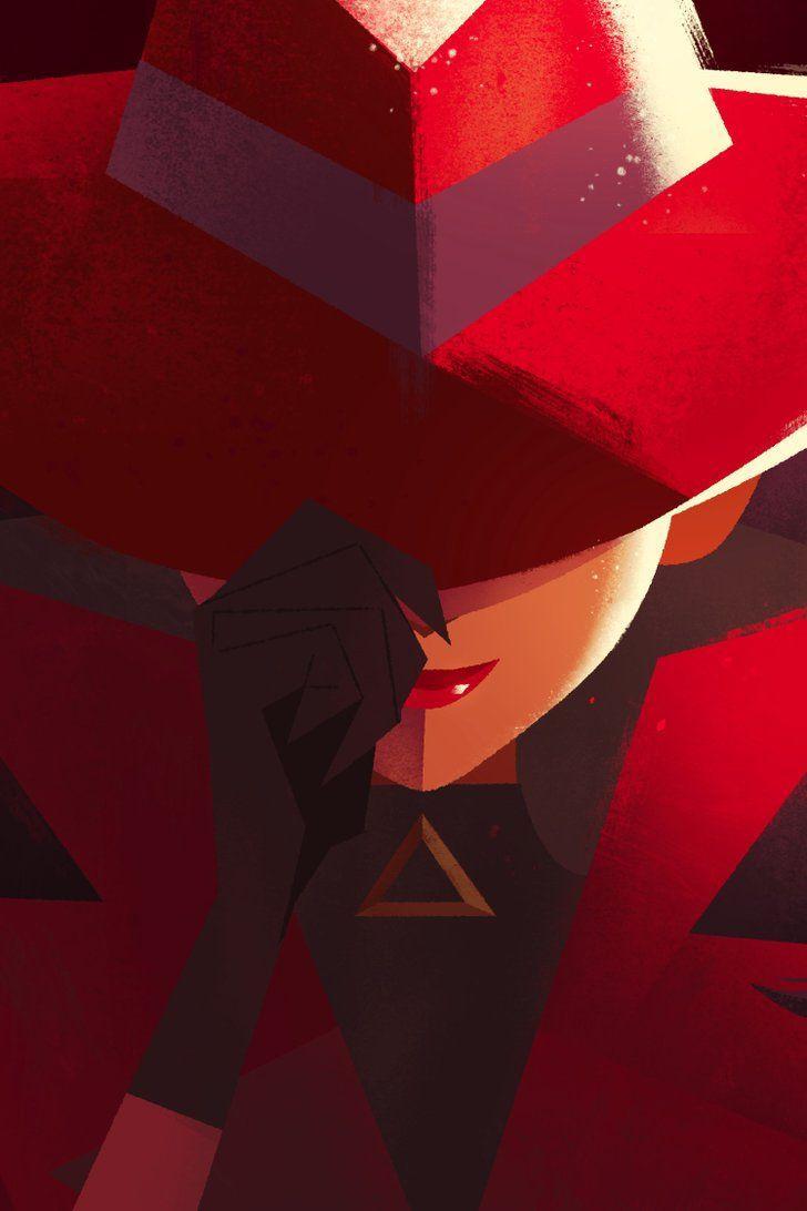 728x1092 Carmen Sandiego Phone Wallpaper